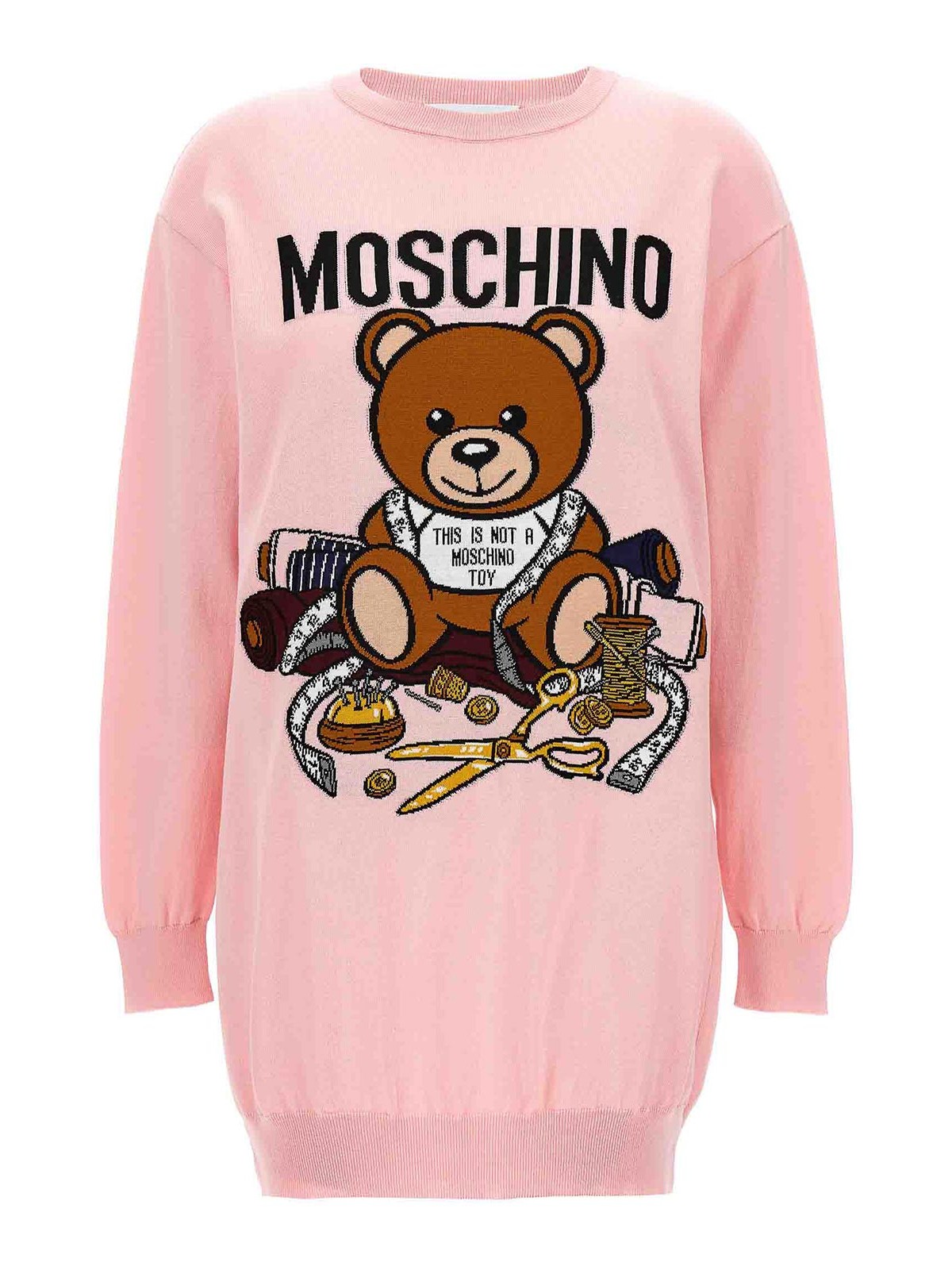 Moschino knitted dress - Nude & Neutrals - Women|048855051223