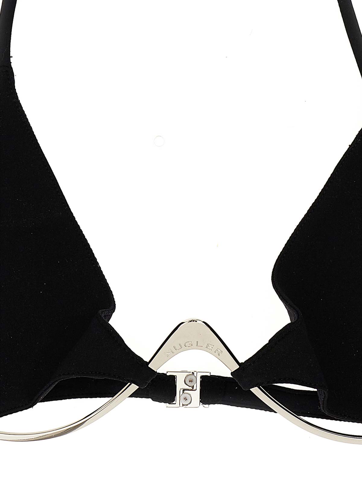 Cutout bikini top in black - Mugler