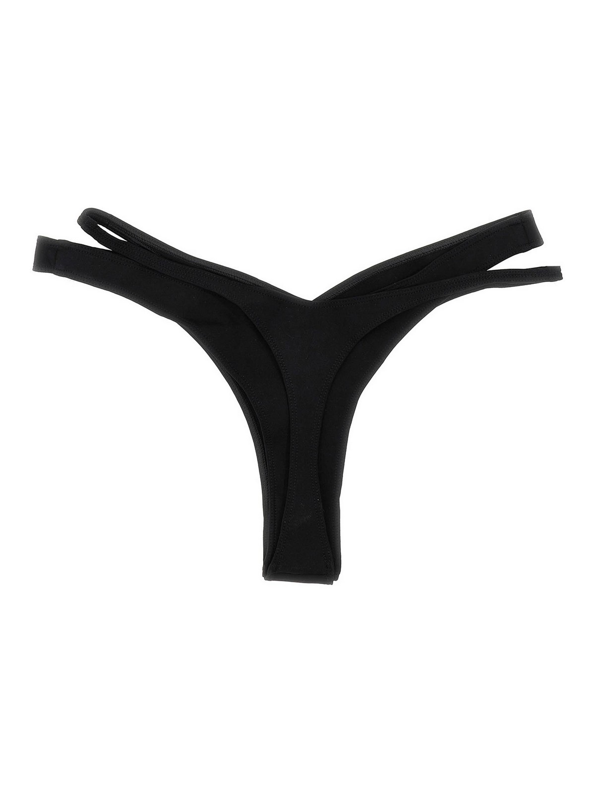 Shop Mugler Double-effect Bikini Briefs In Black