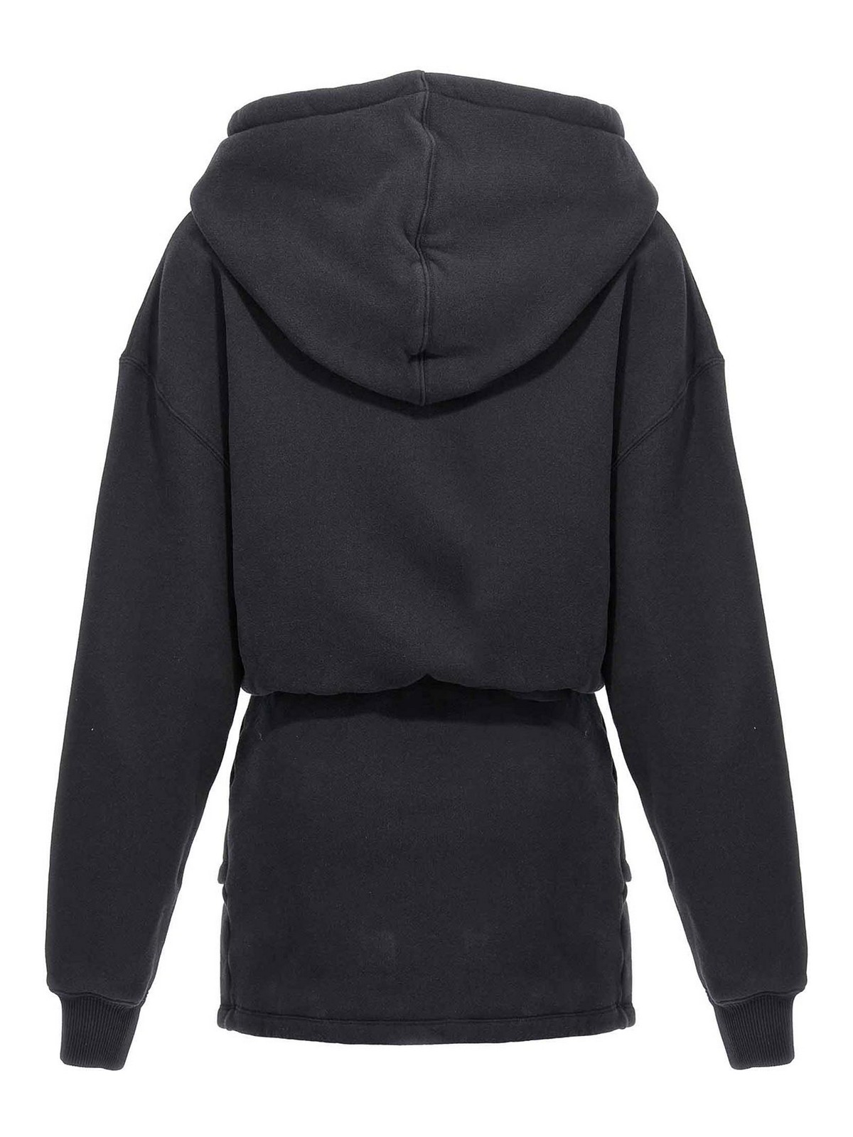 Shop Off-white For All Book Hooded Dress In Black