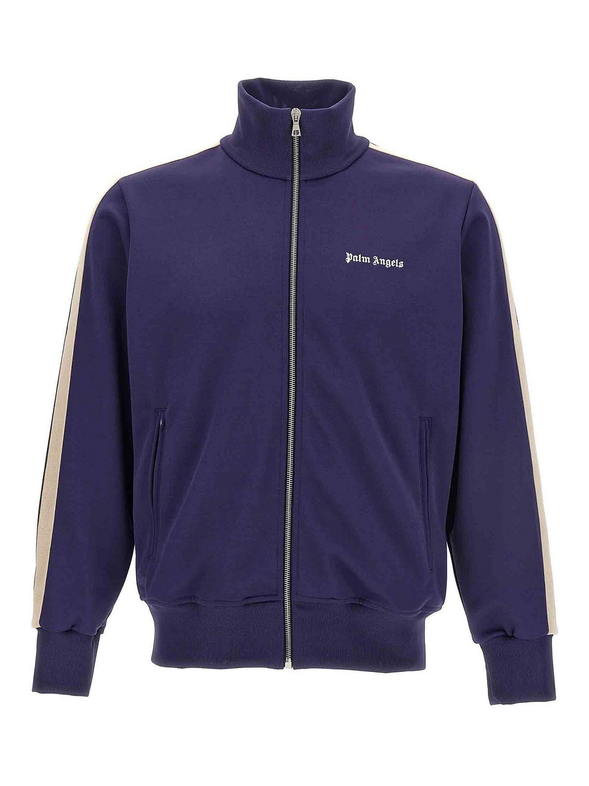 Palm Angels Classic Logo Track Jacket In Blue