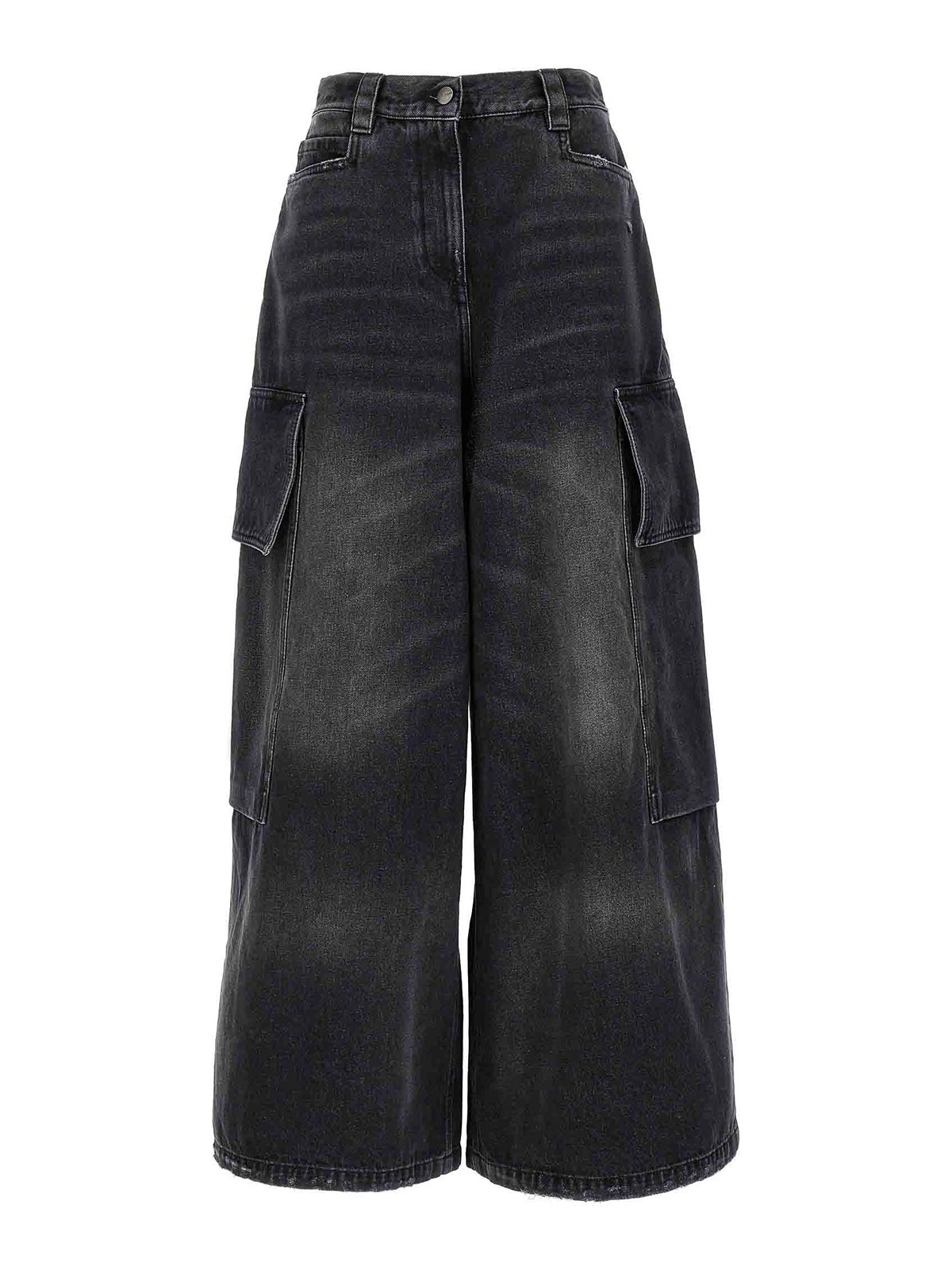 Palm Angels Parachute Jeans In Grey