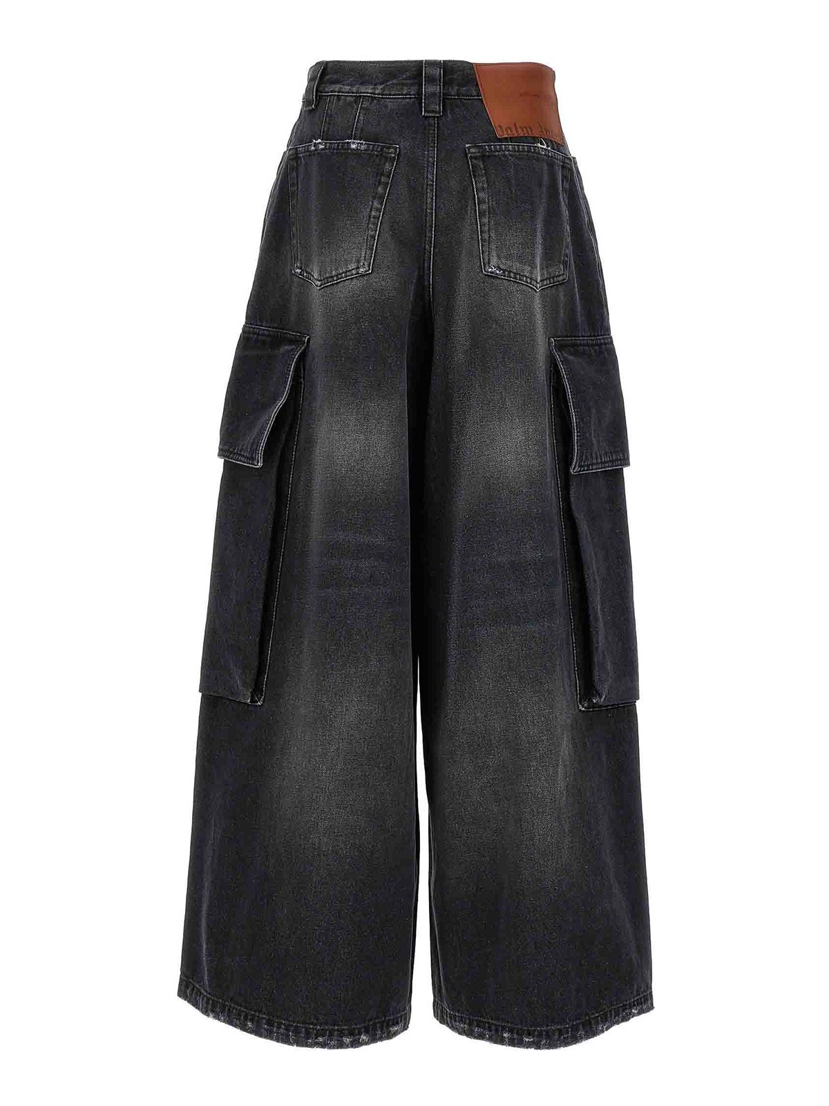 Shop Palm Angels Parachute Jeans In Grey