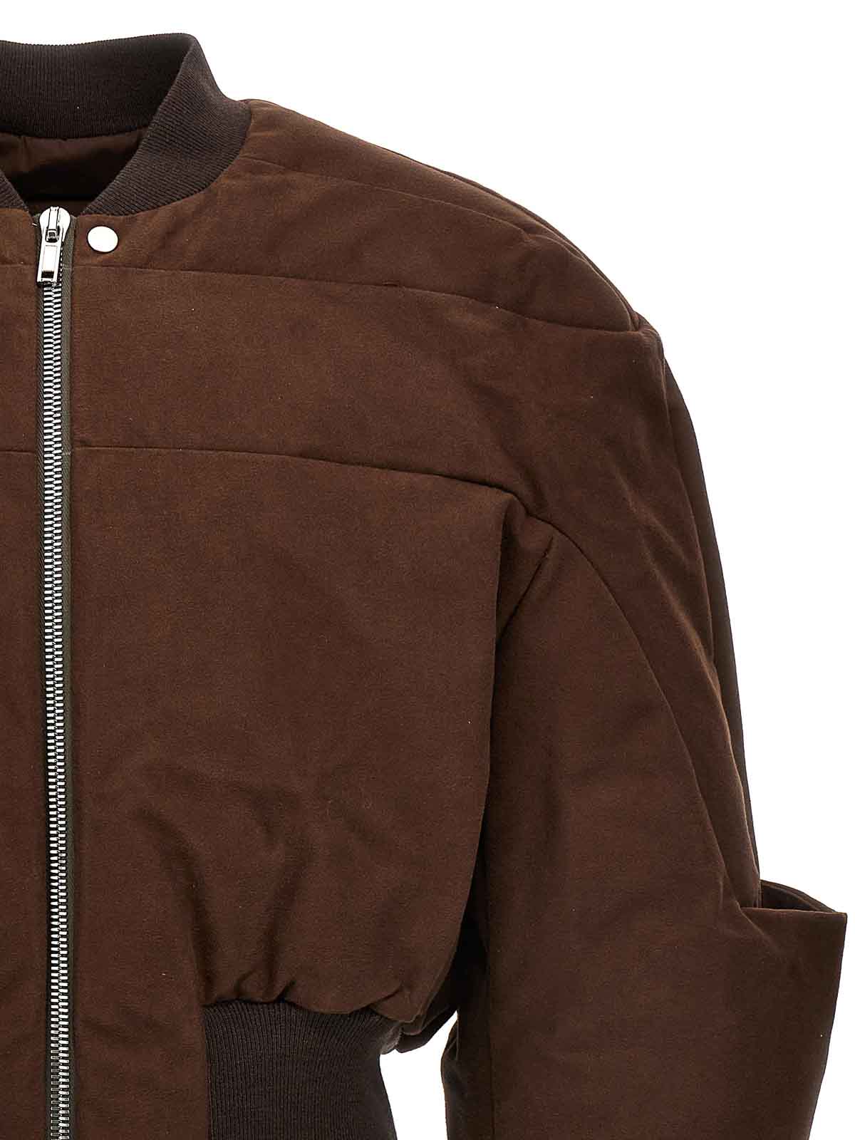 Blazers Rick Owens   girdered cropped bomber jacket