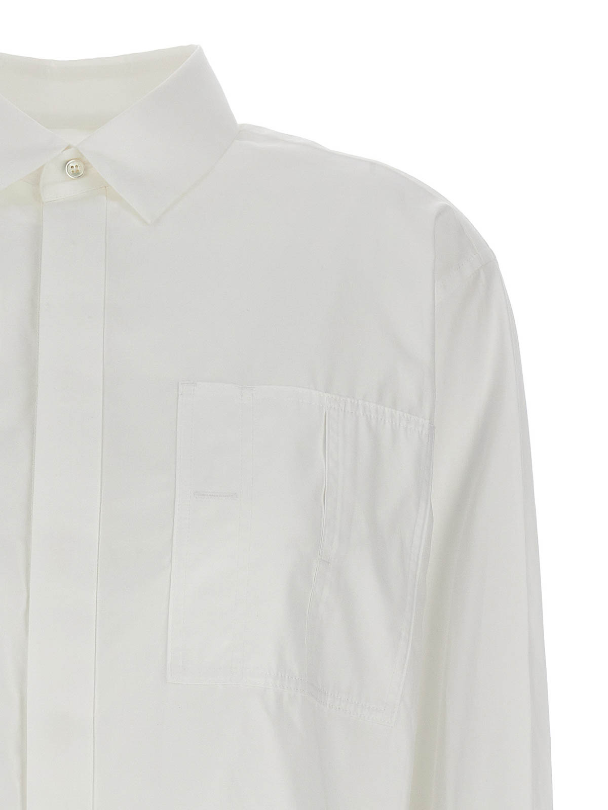 Shop Sacai Camisa - Blanco In White