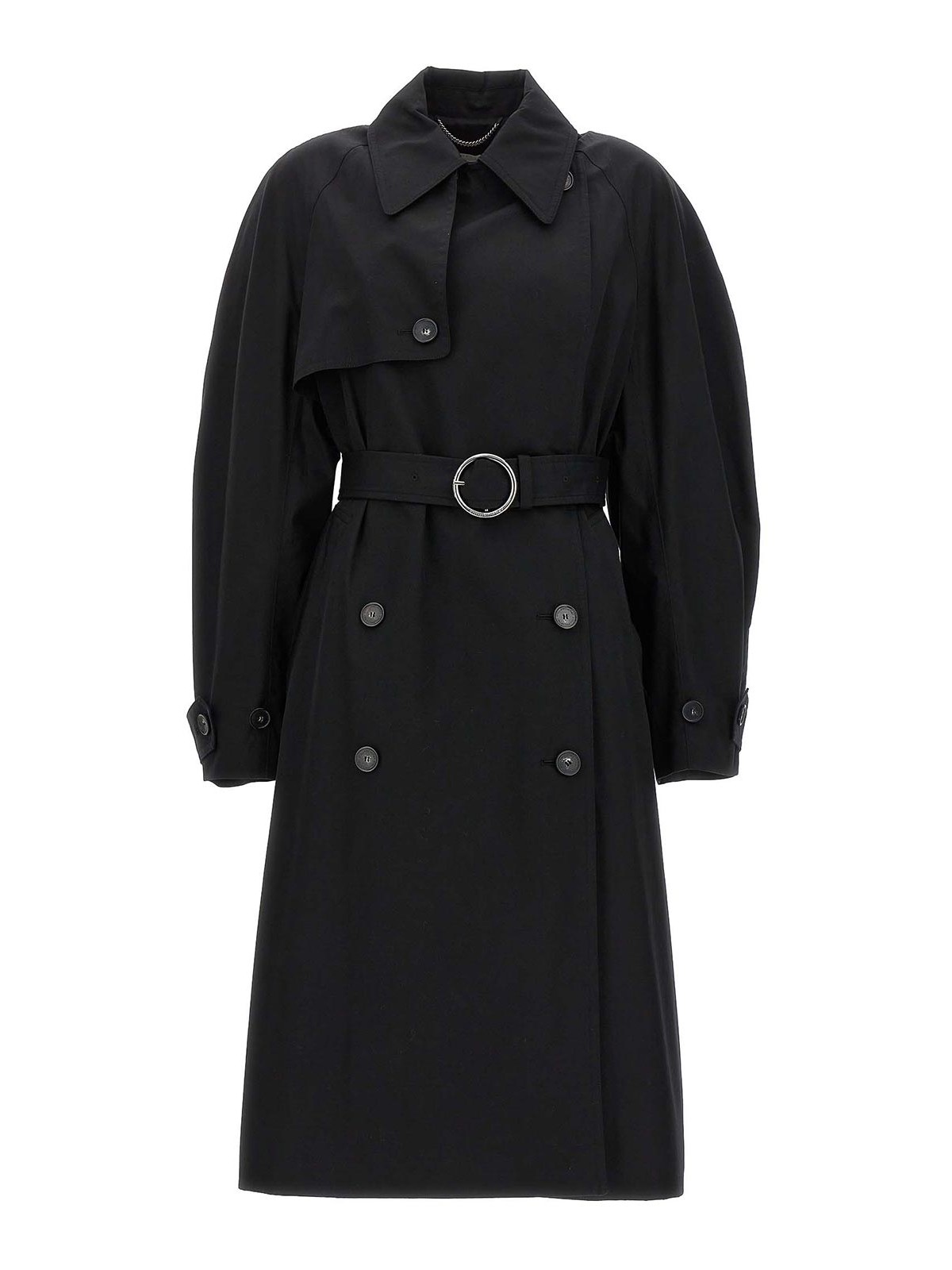 Shop Stella Mccartney Iconic Trench Coat In Negro