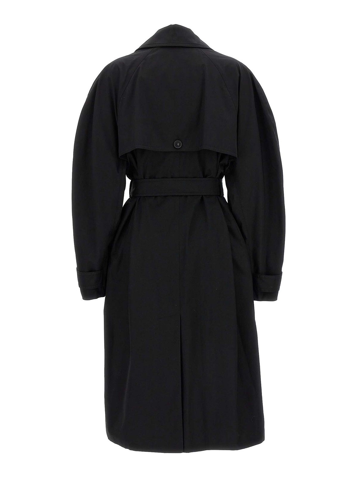 Shop Stella Mccartney Iconic Trench Coat In Negro