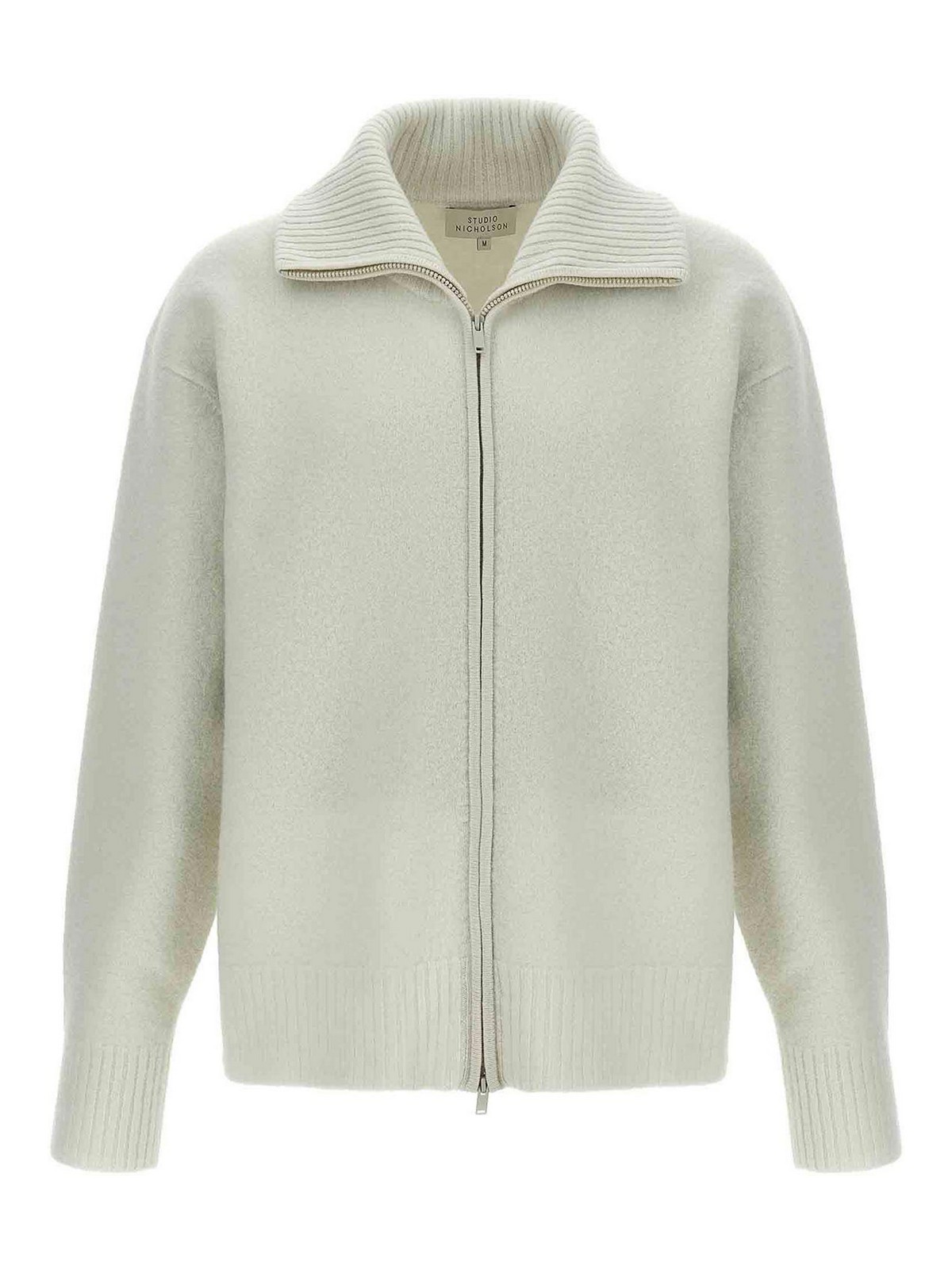 STUDIO NICHOLSON IWAKI WOOL ZIP JUMPER（Cardigans Studio Nicholson 