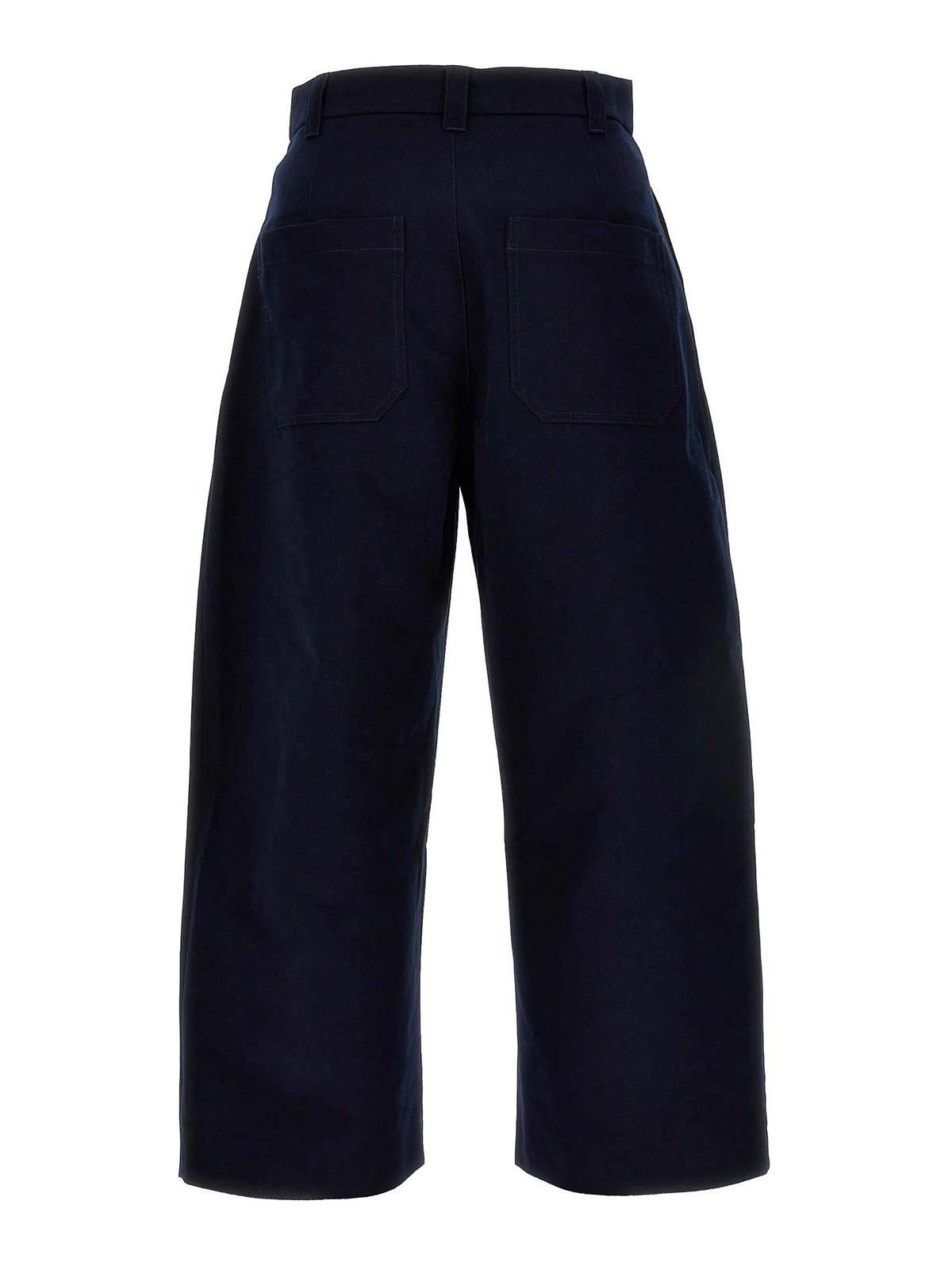 Trousers Shorts Studio Nicholson - Volume pants - SORTEDARKNAVY