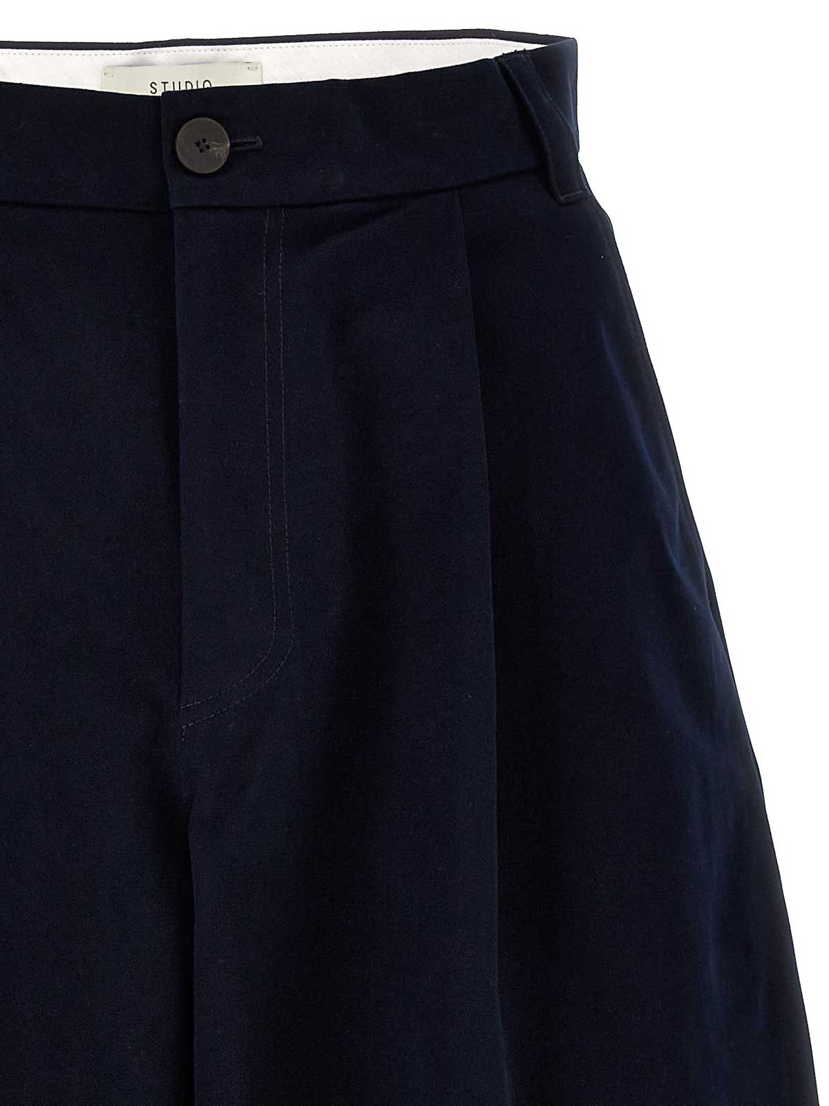 Shop Studio Nicholson Shorts - Azul In Blue