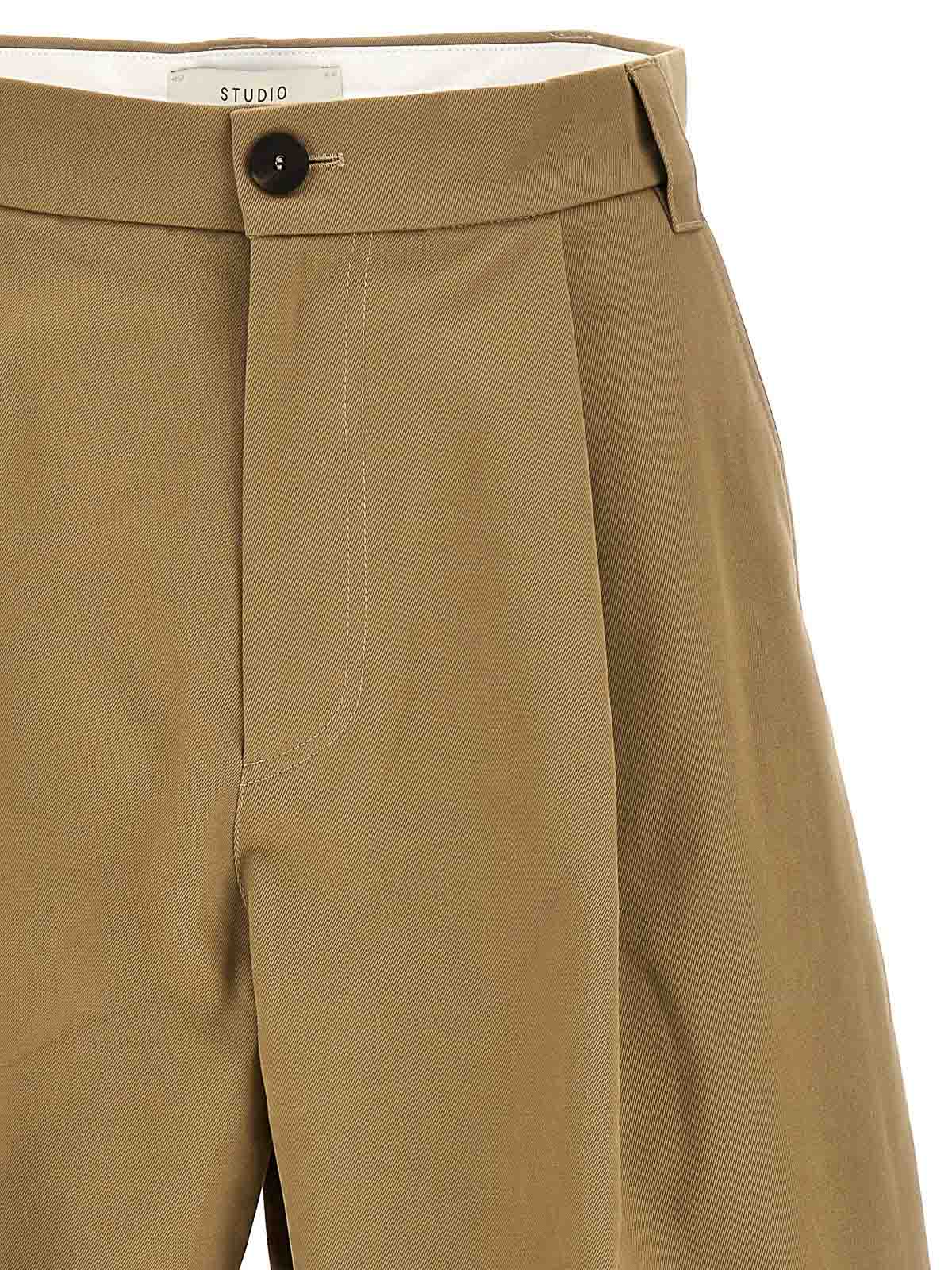 Trousers Shorts Studio Nicholson - Volume pants - SORTETAN