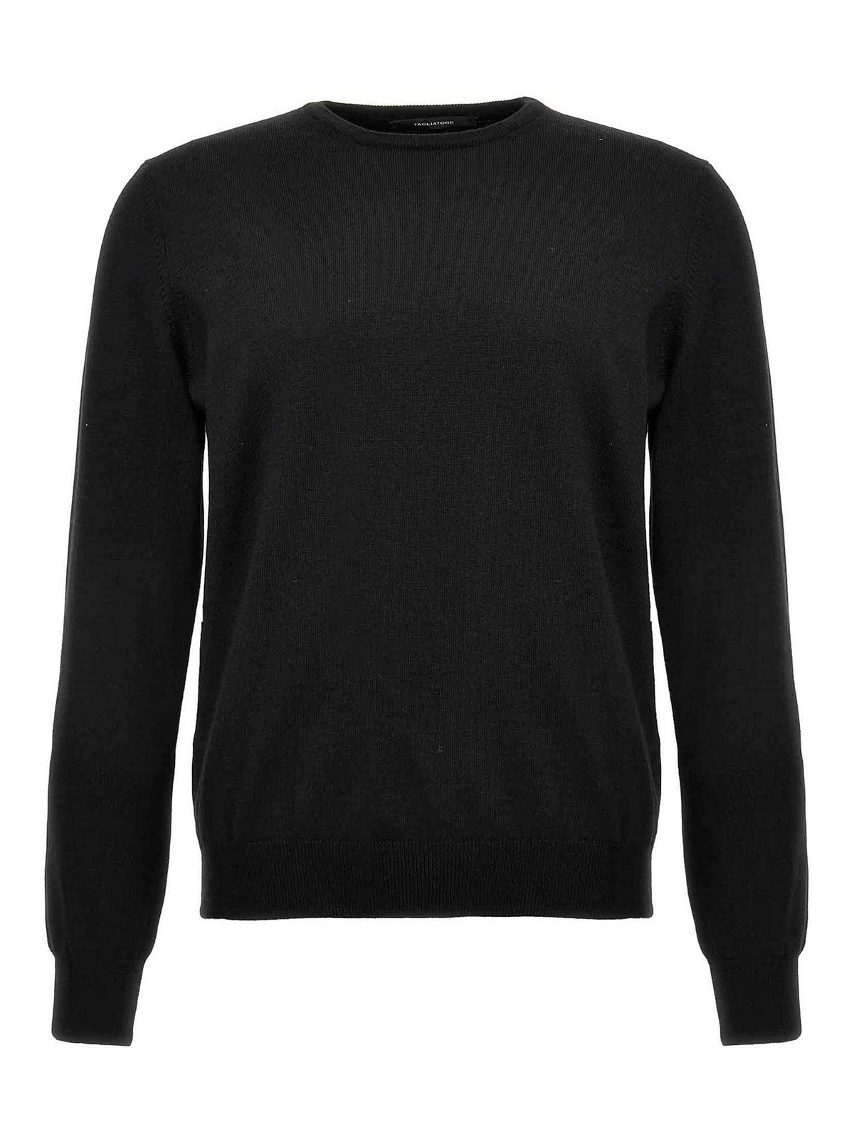 Shop Tagliatore Merino Sweater In Black