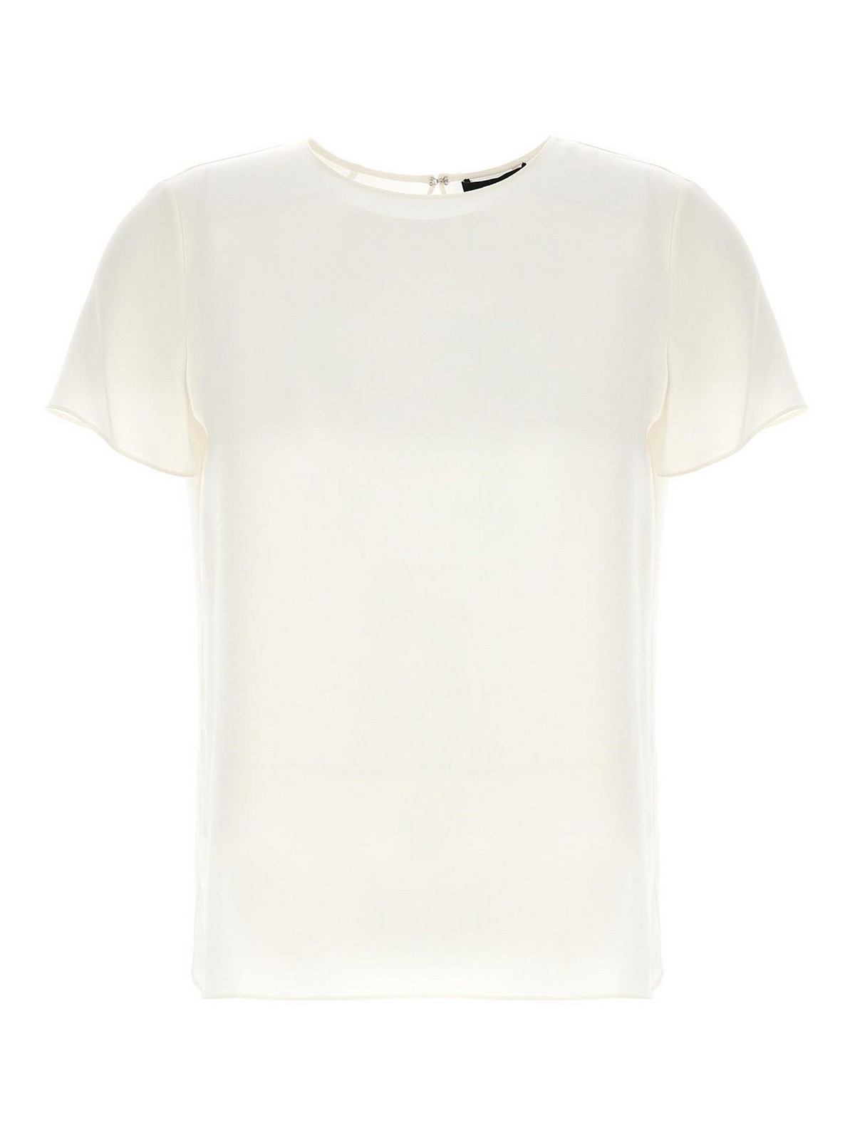 Theory Woven T-shirt In White