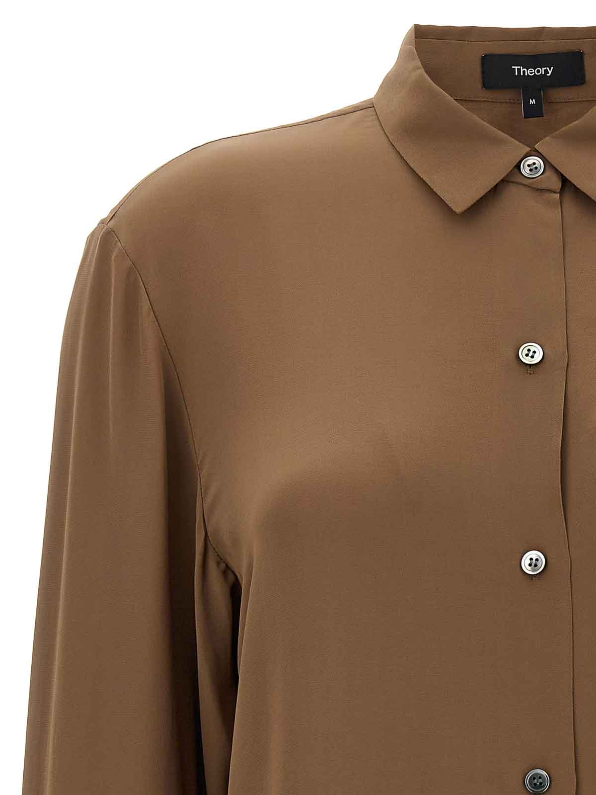 Shop Theory Camisa - Marrón In Brown