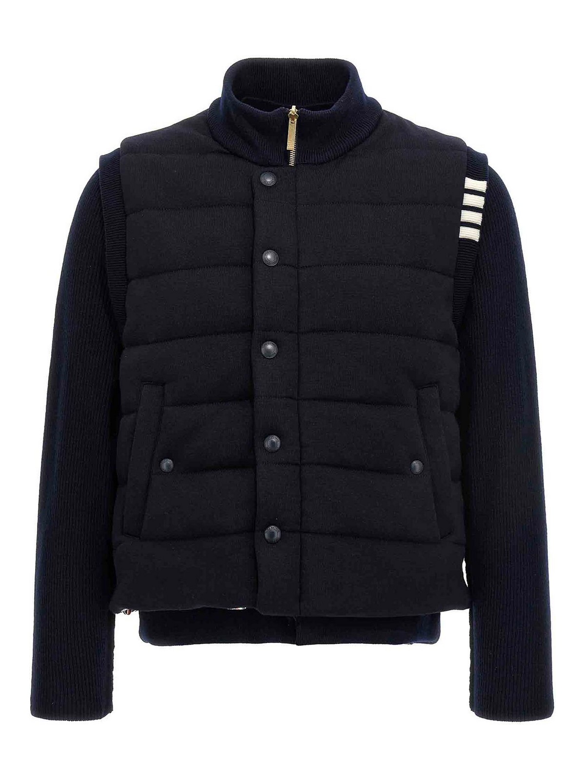 Thom Browne Blue Virgin Wool Jackets In Blue