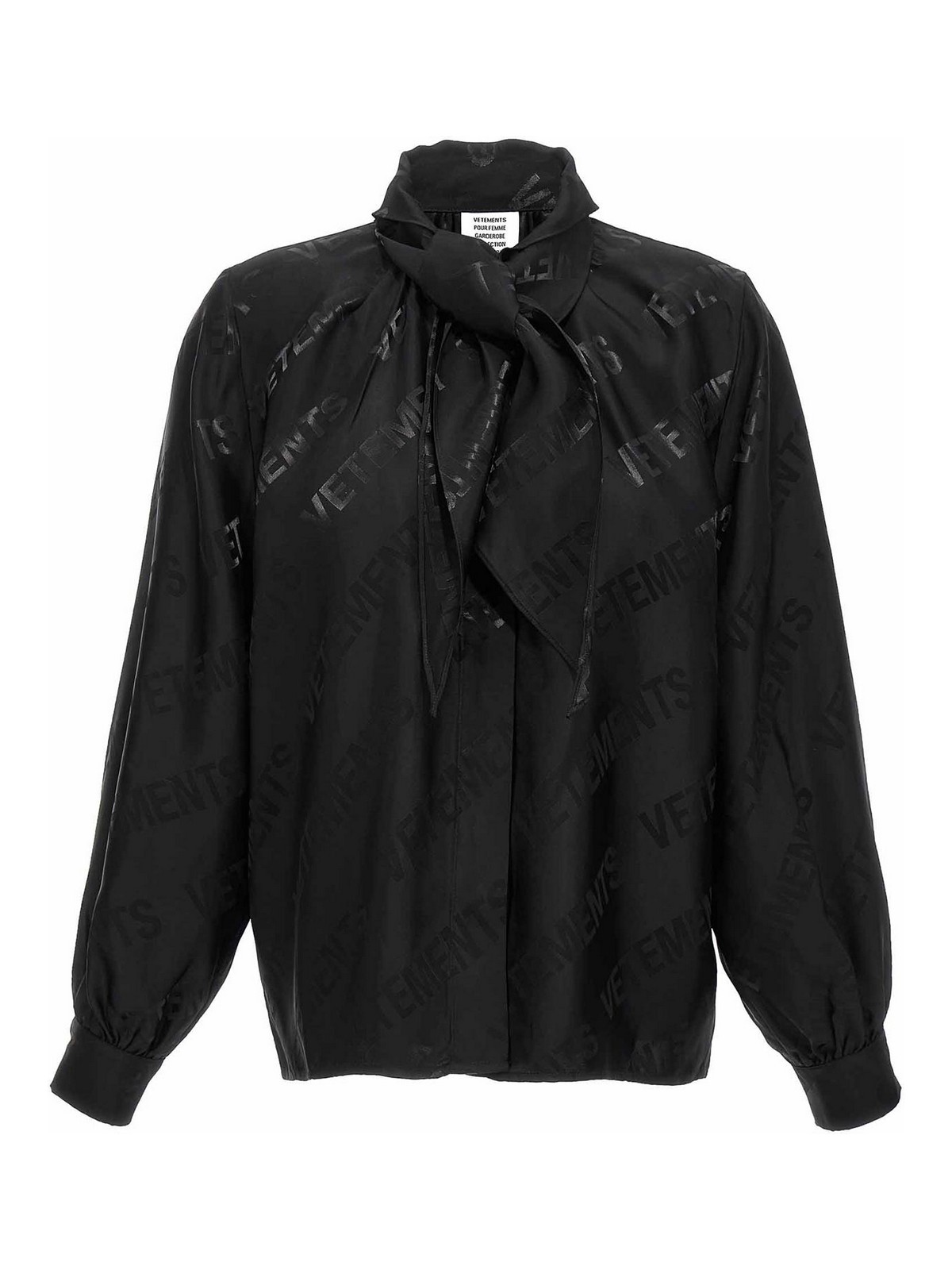 Shop Vetements Blusa - Negro In Black