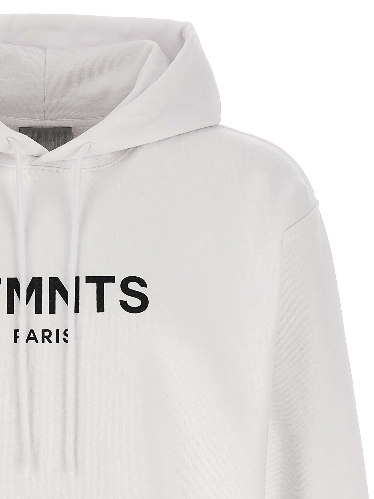 パーカー・フーディ VTMNTS White cotton blend oversize sweatshirt Vtmnts Cotton Sweatshirt With Iconic Frontal Barcode In