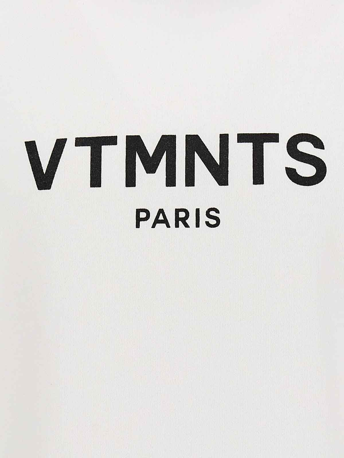 Vtmnts vtmns logo hoodie - White - Men | VL18HD100WWHITEBLACK