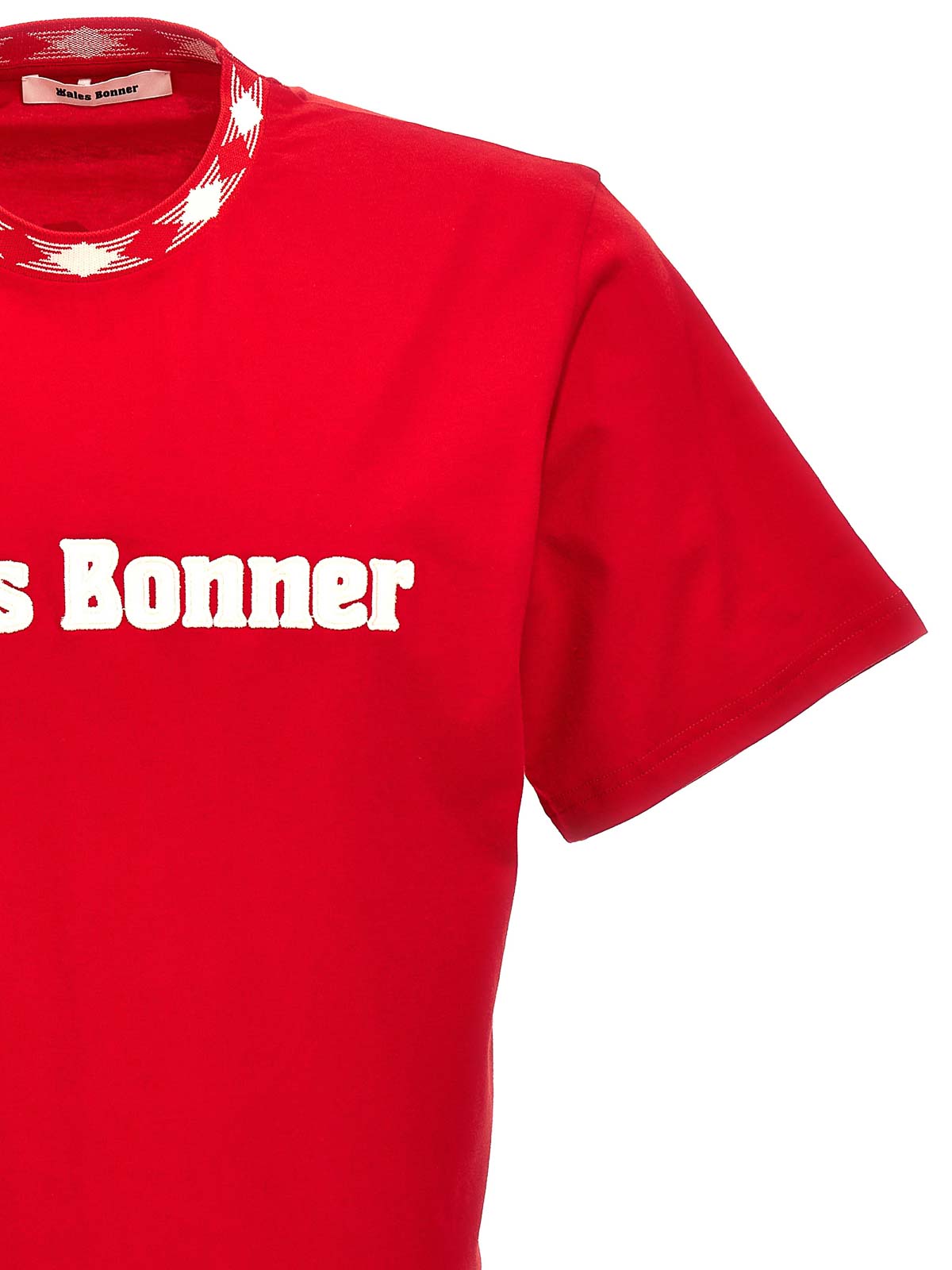 Shop Wales Bonner Camiseta - Rojo In Red