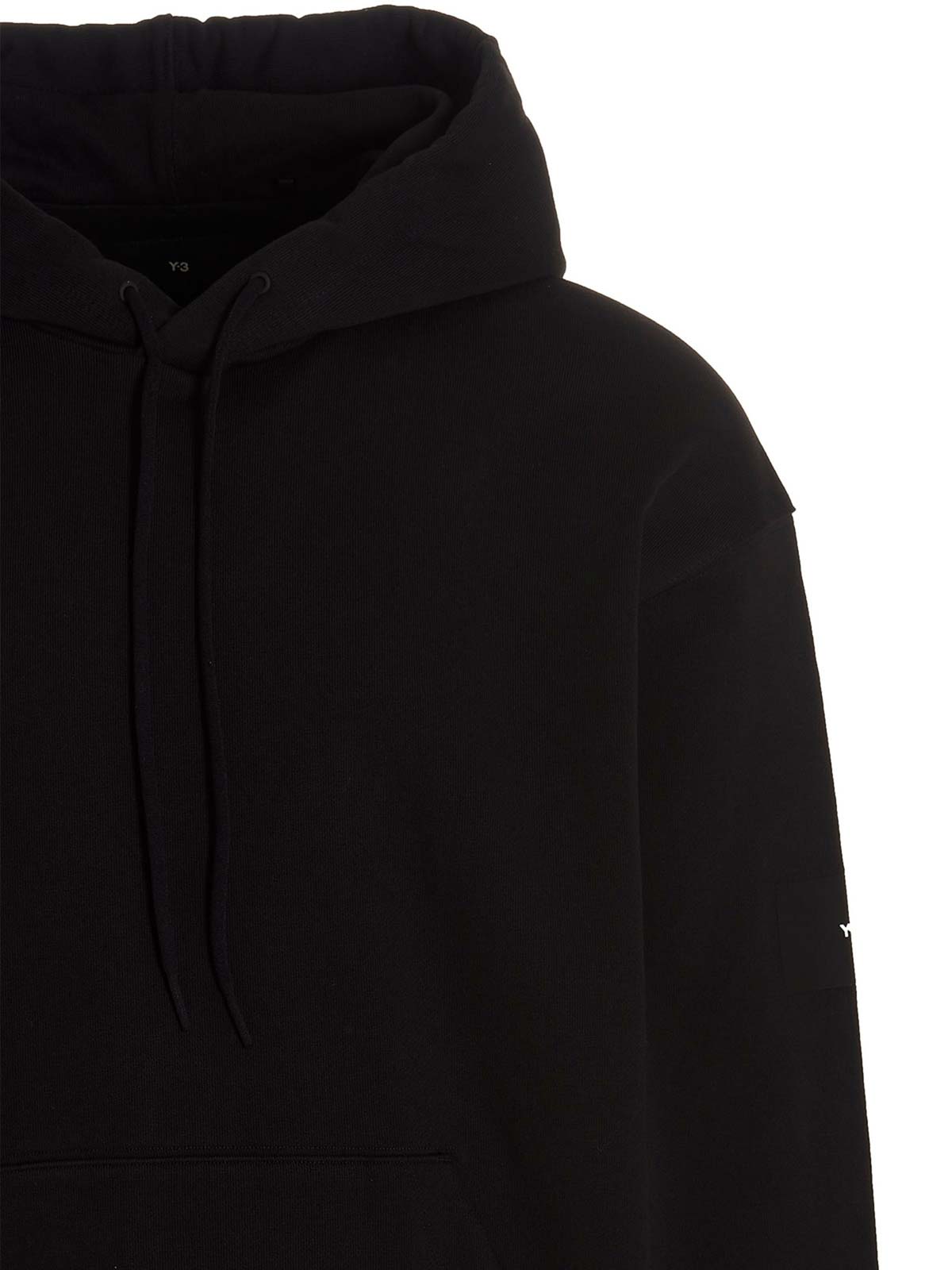 Shop Y-3 Basic Hoodie In Black
