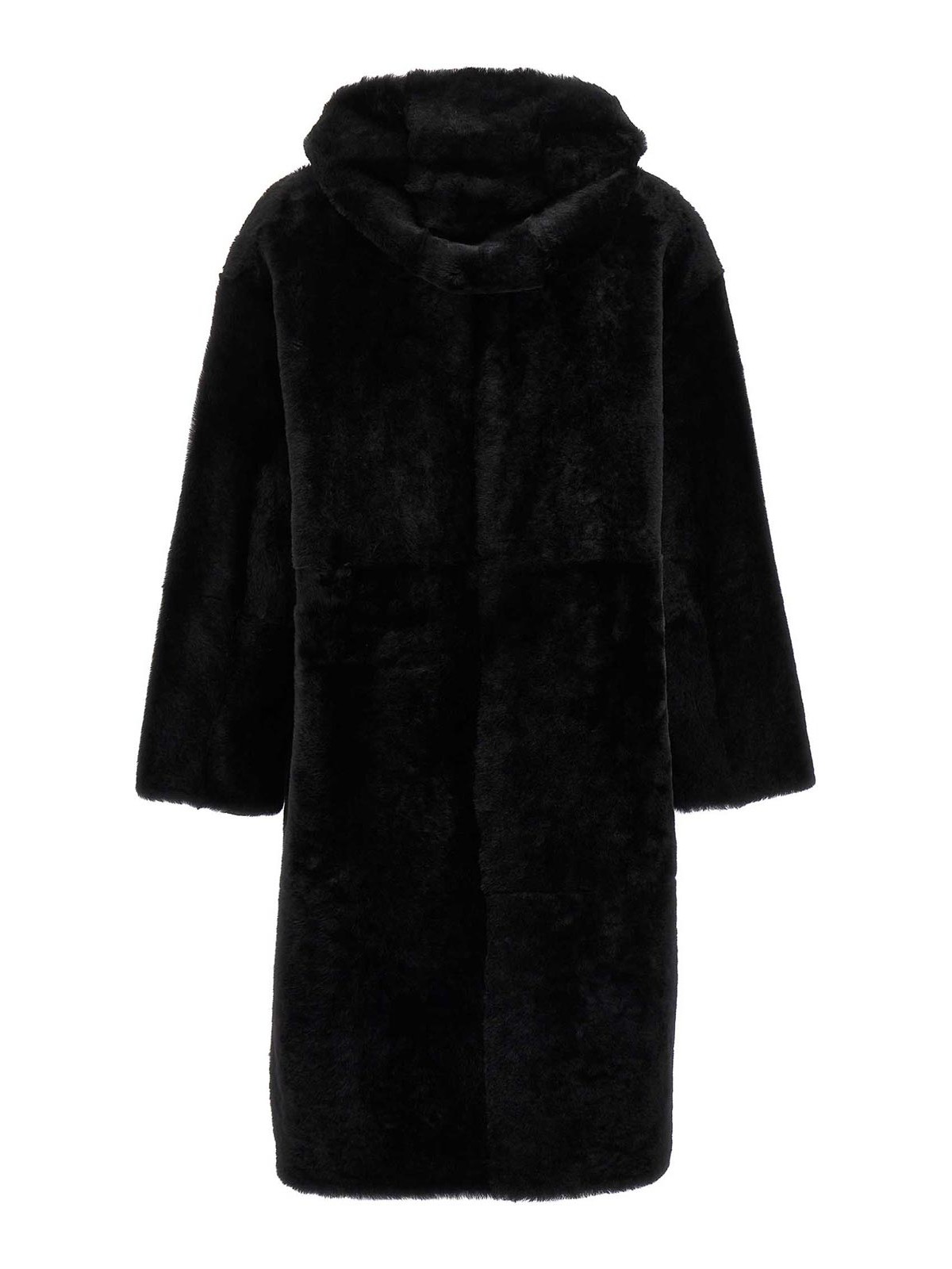 Short coats Yves Salomon - manteau fur coat - 24W24WYM60202MERLC99