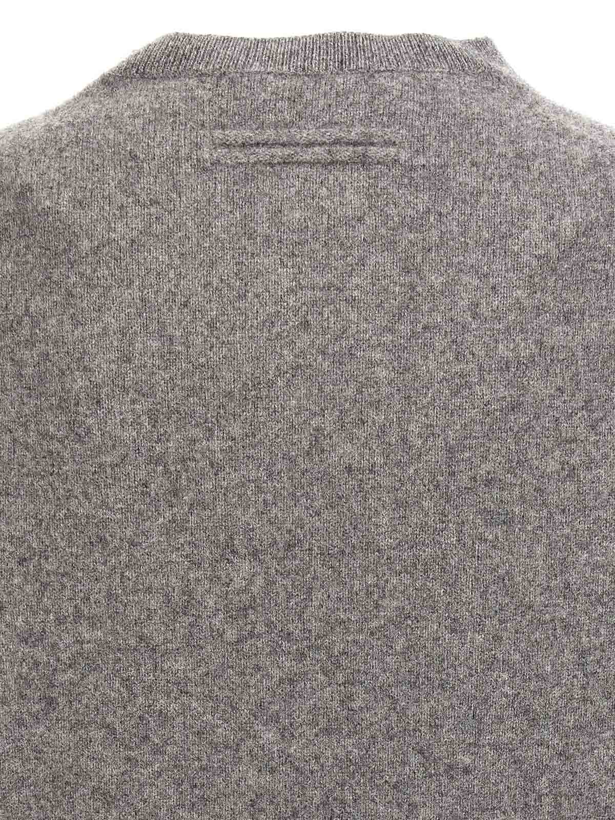 Zegna crew-neck wool jumper - Grey