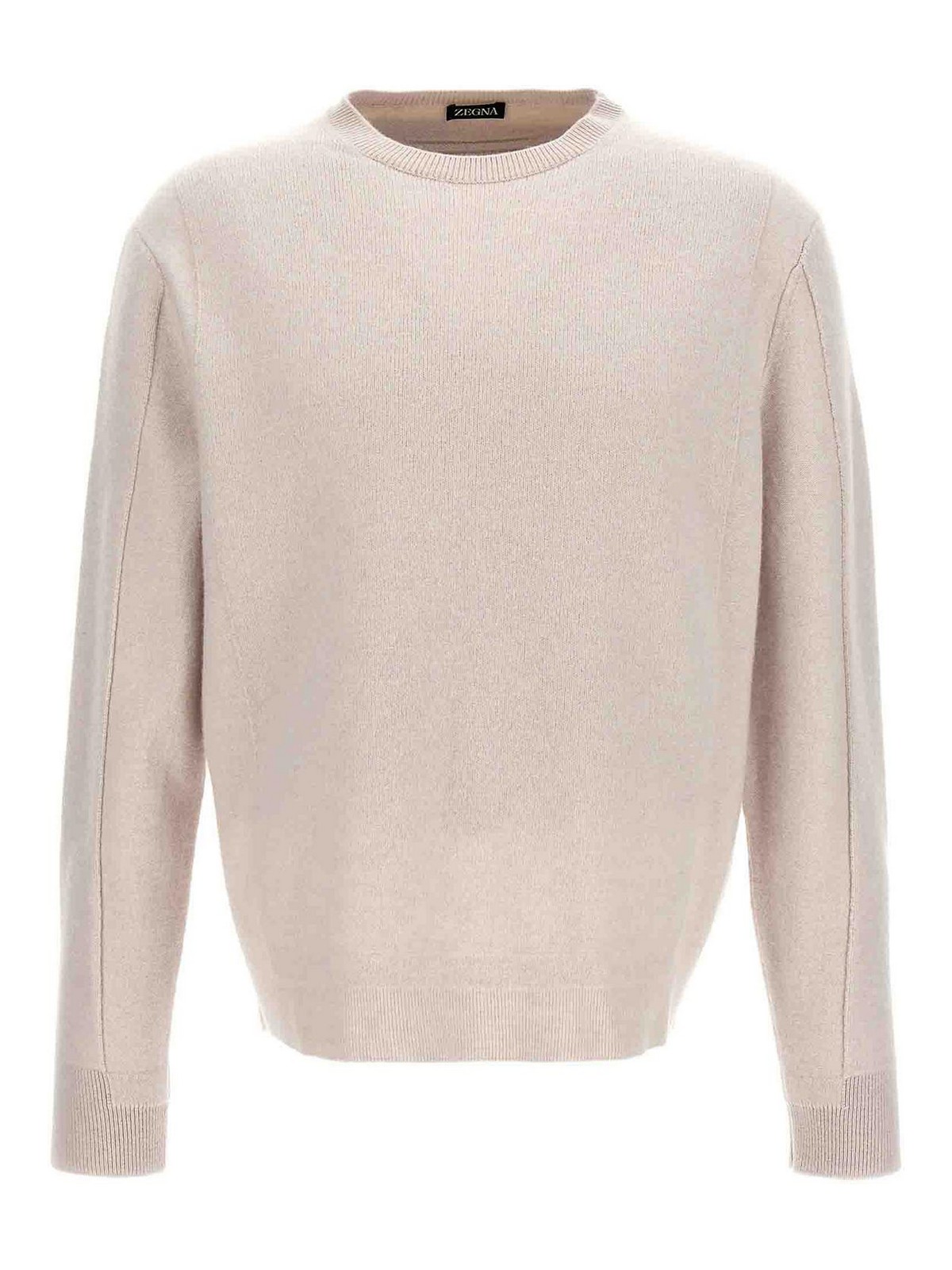 Shop Zegna Cachemire Wool Sweater In Gris