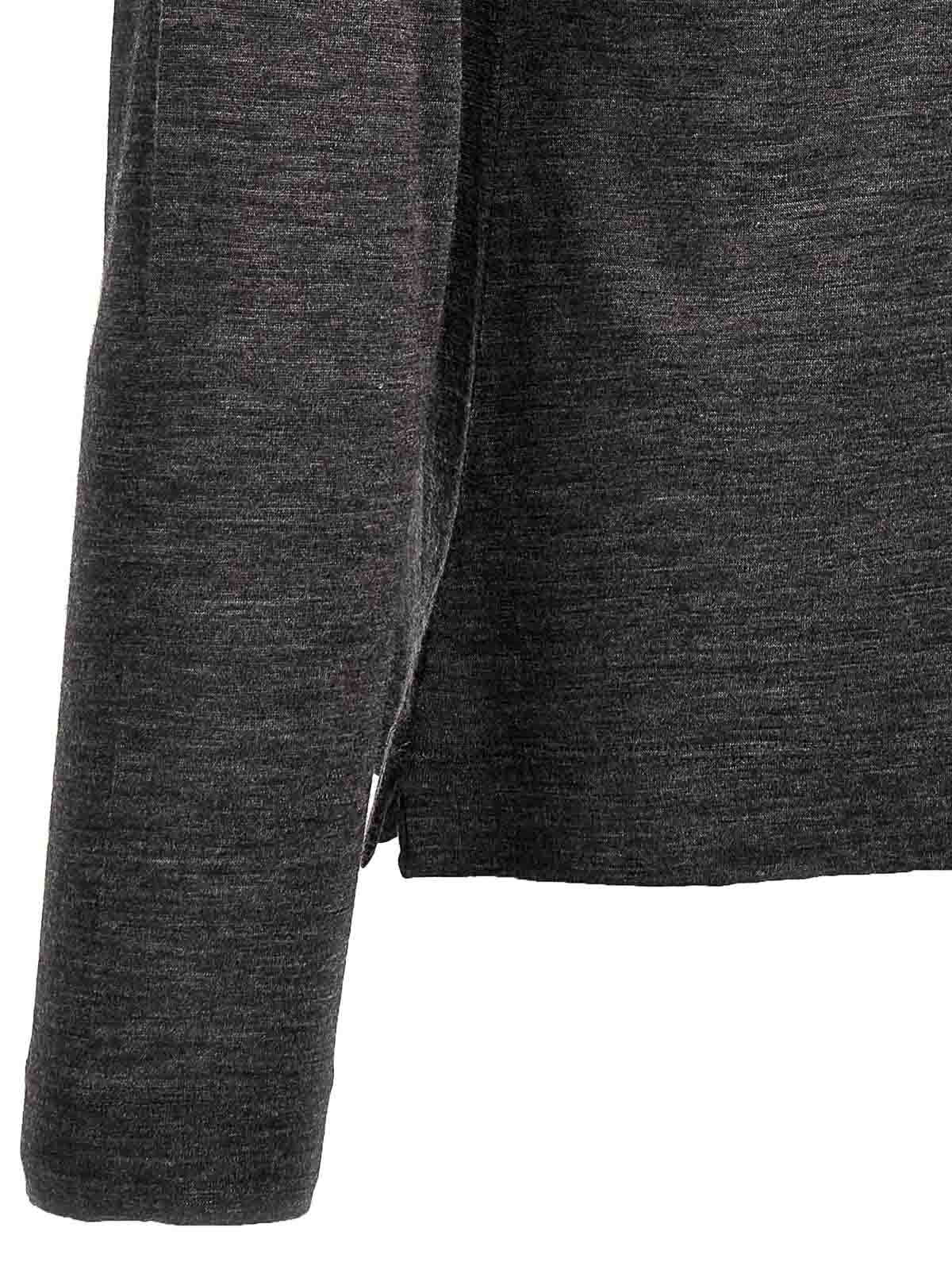 Shop Zanone Wool Sweater In Grey