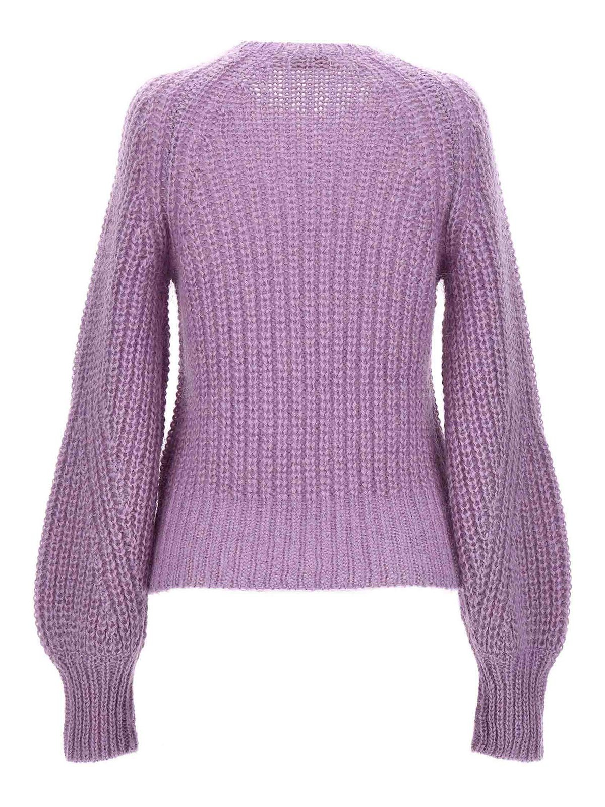 Shop Zimmermann Mohair Blend Sweater In Purple