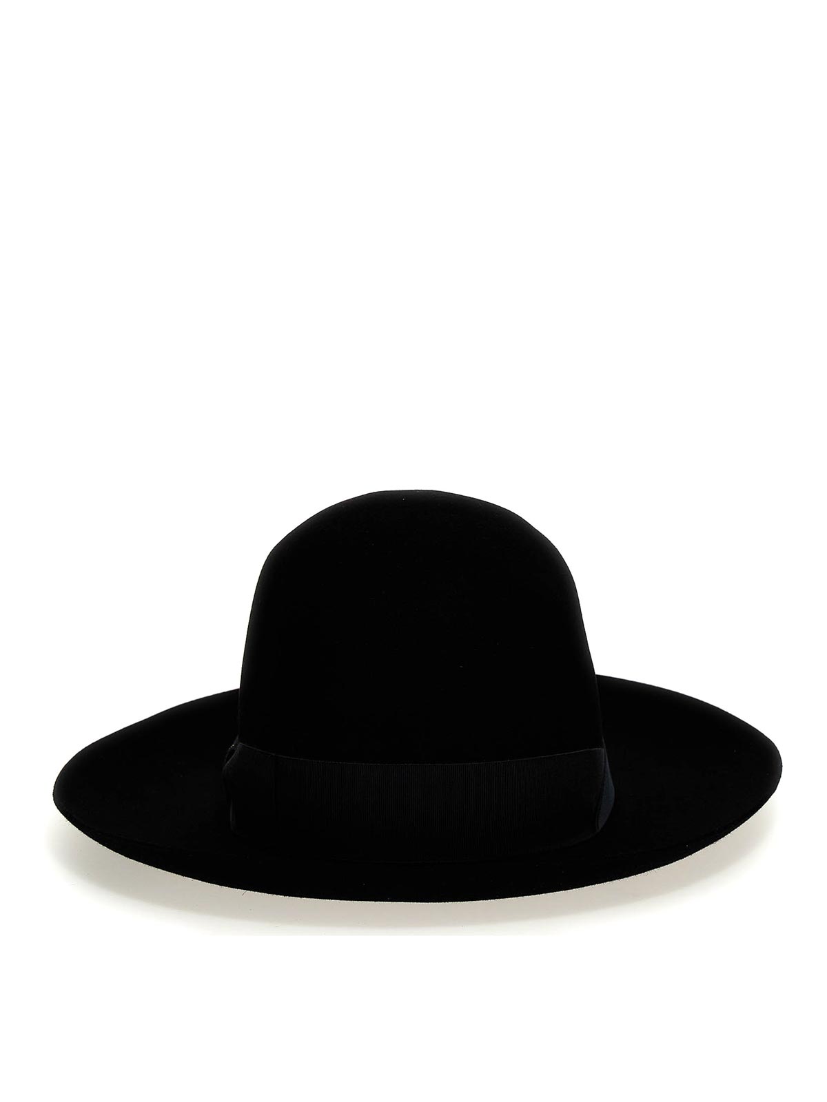 Shop Borsalino Q.s. Folar Liscio Hat In Negro