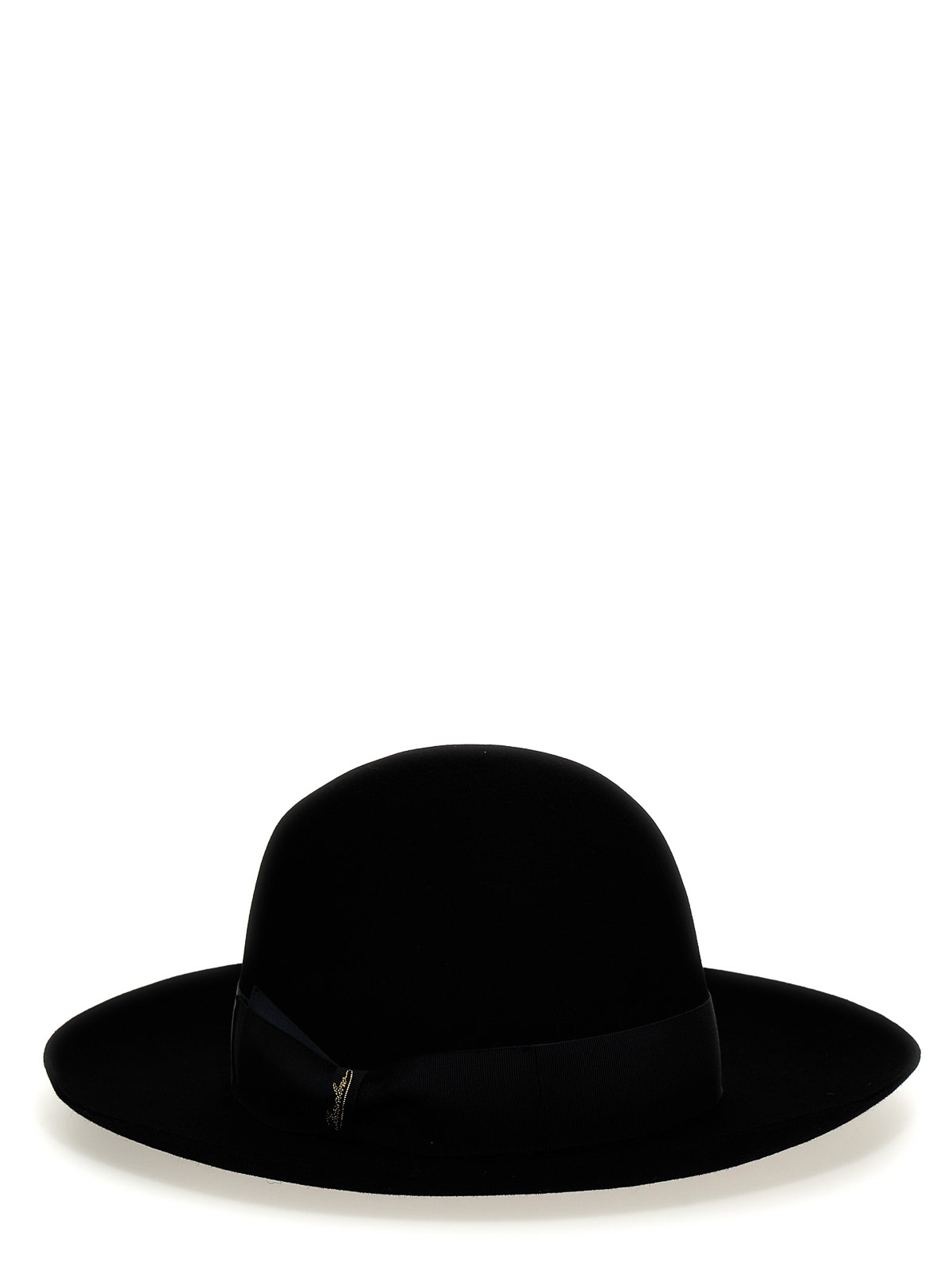 Shop Borsalino Q.s. Folar Liscio Hat In Negro