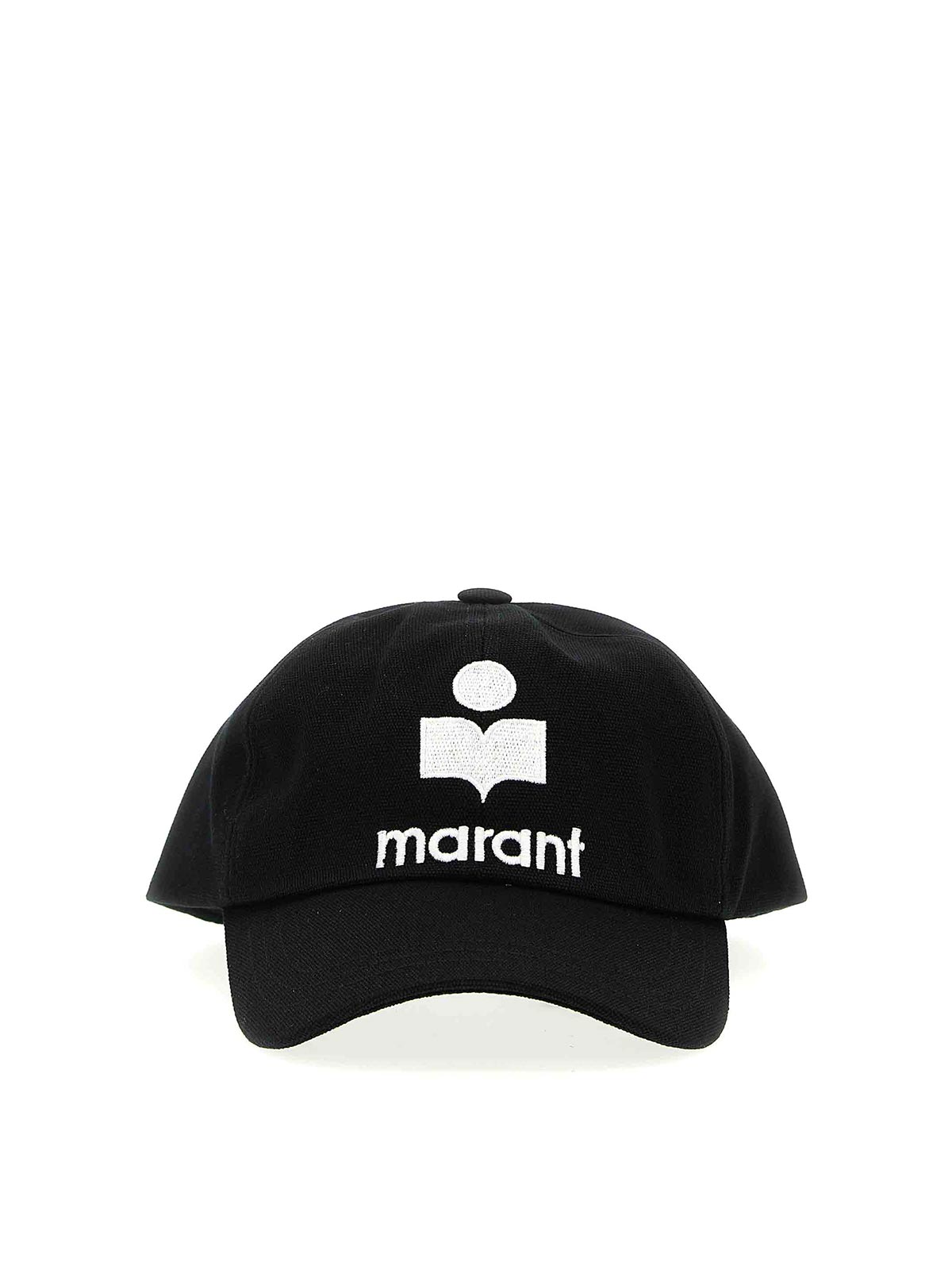 Isabel Marant Logo Embroidery Cap In White