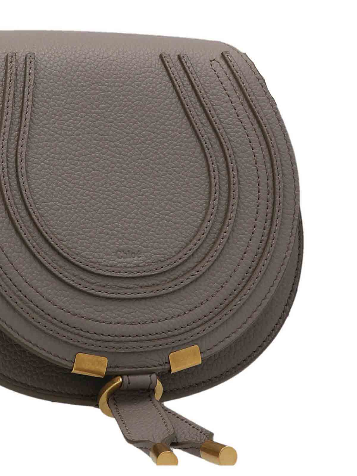 Shop Chloé Small Crossbody Bag In Gris