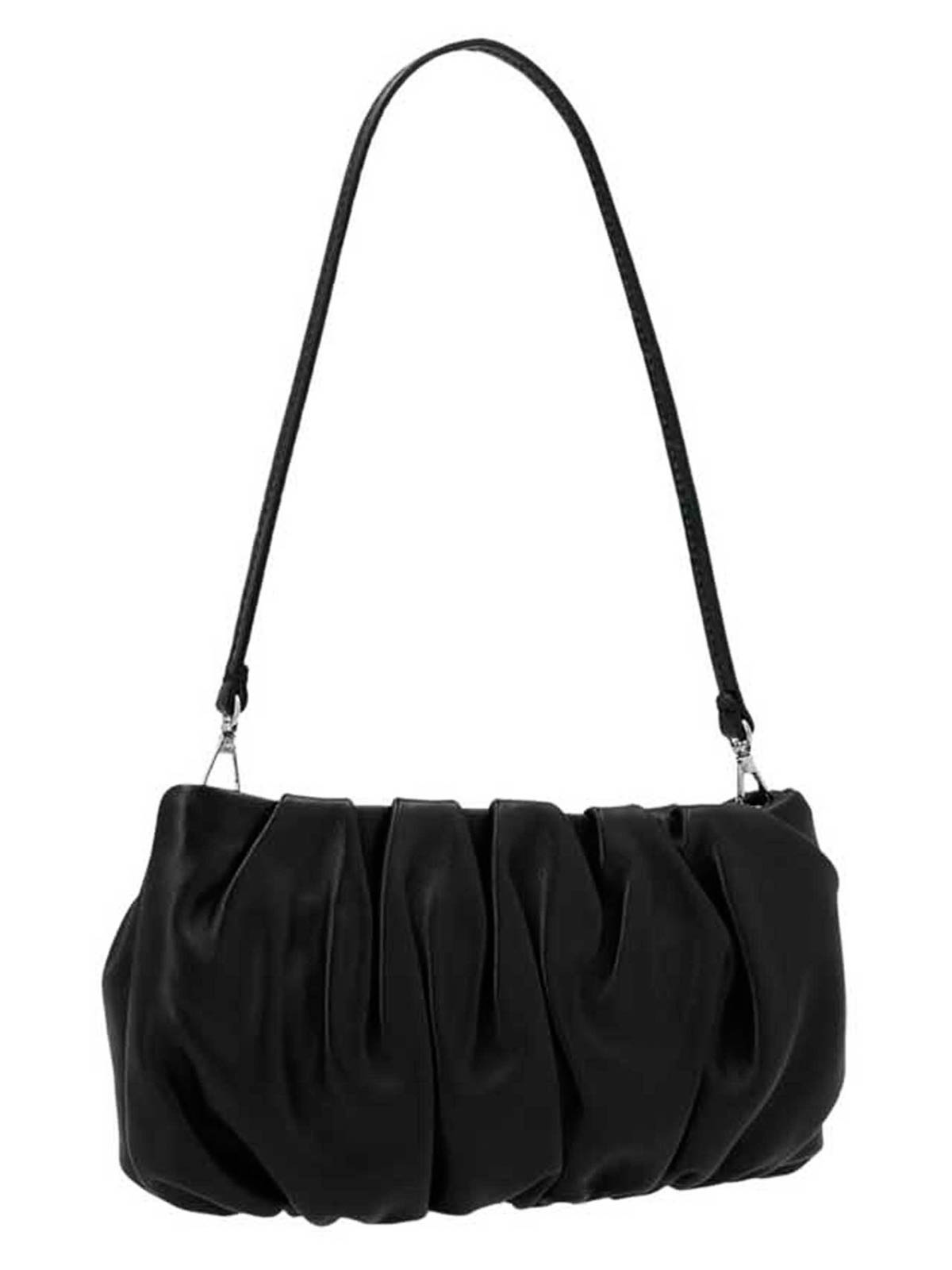 Shop Staud Bean Convertible Shoulder Bag In Negro