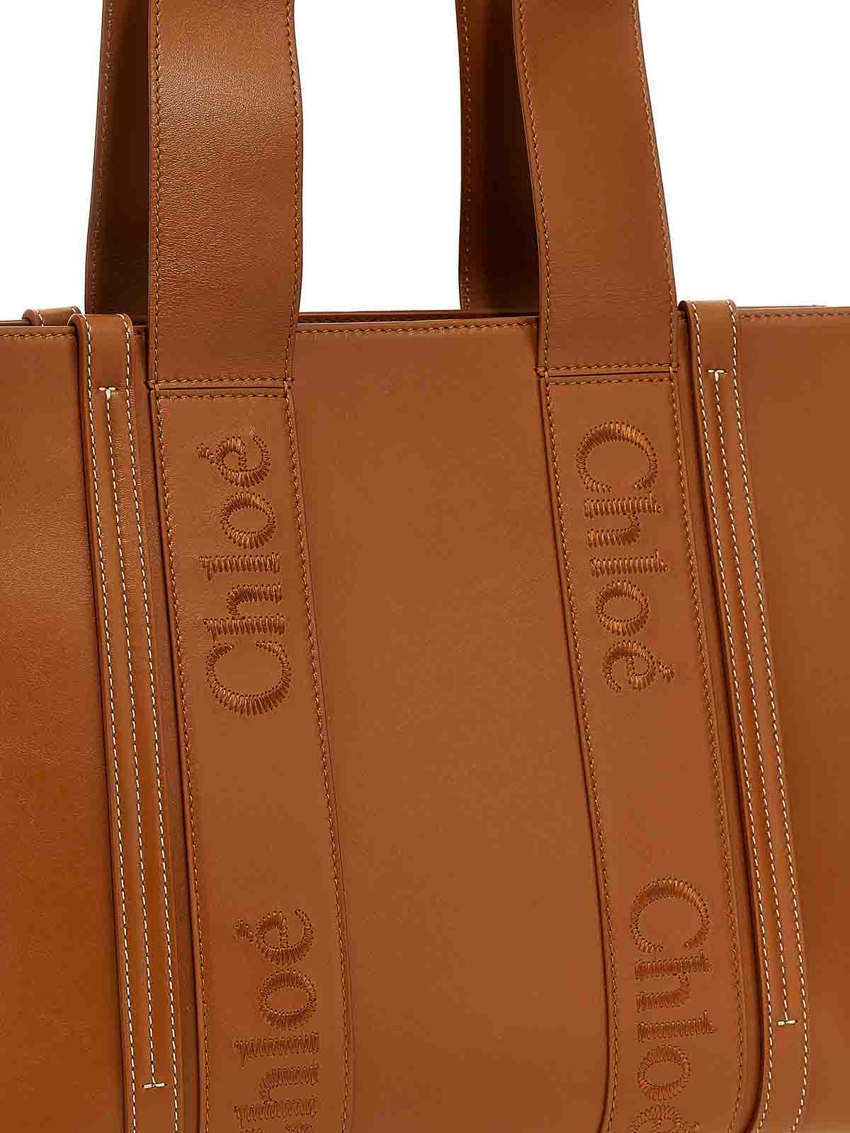 Shop Chloé Medium  Shopping Bag In Brown
