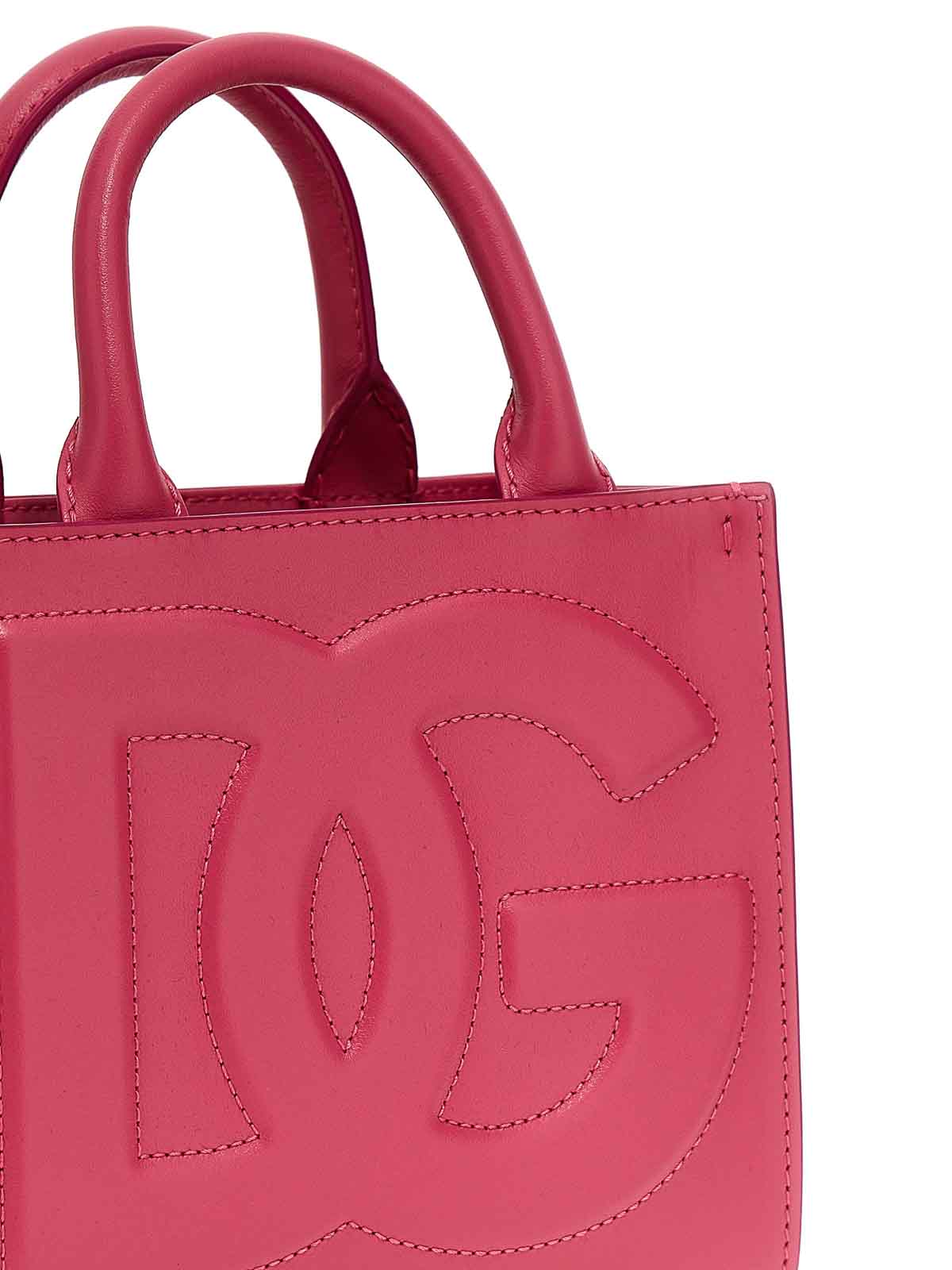 Shop Dolce & Gabbana Logo Shopping Bag In Multicolour