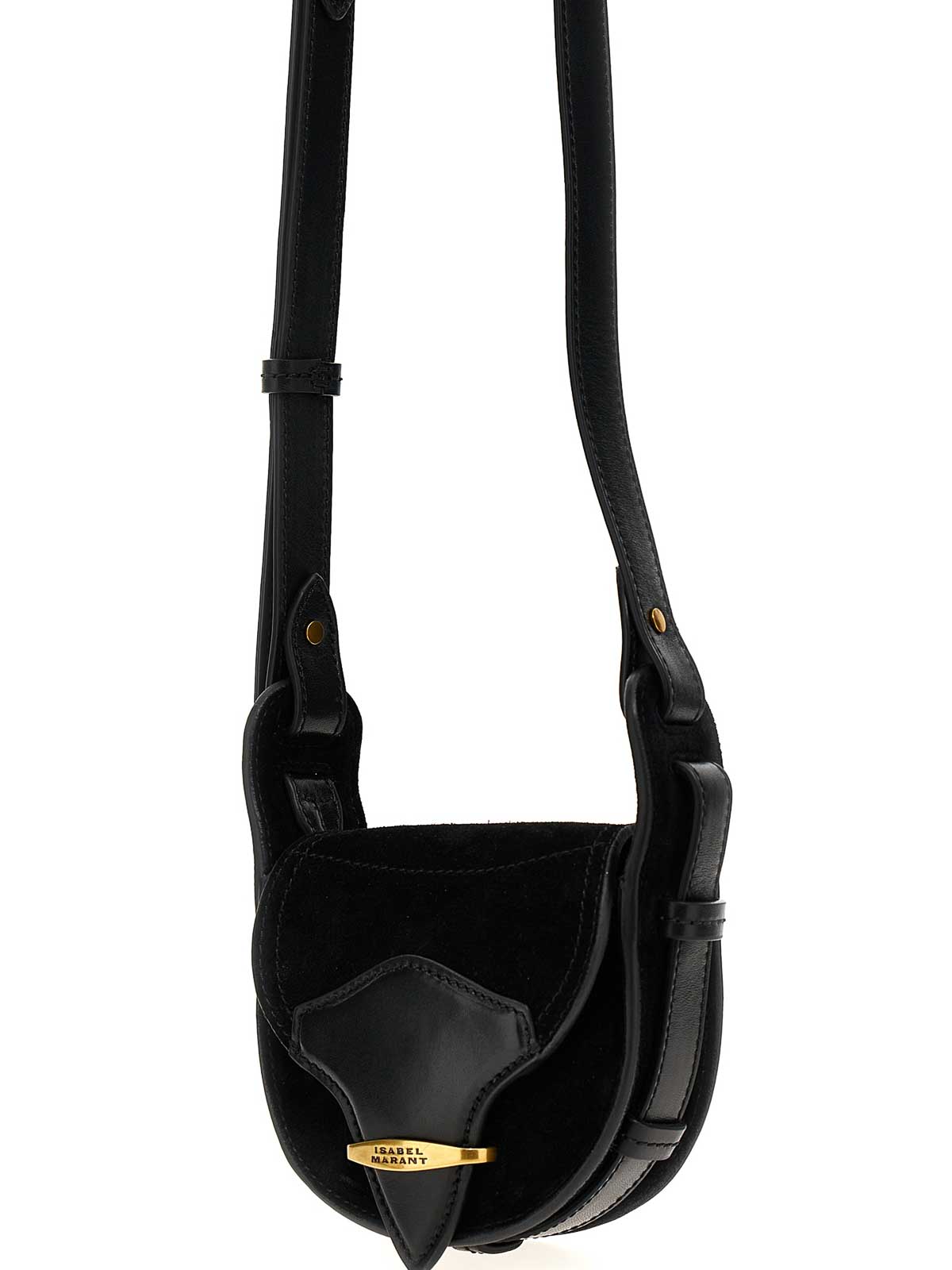 Shop Isabel Marant Botsy Crossbody Bag In Black