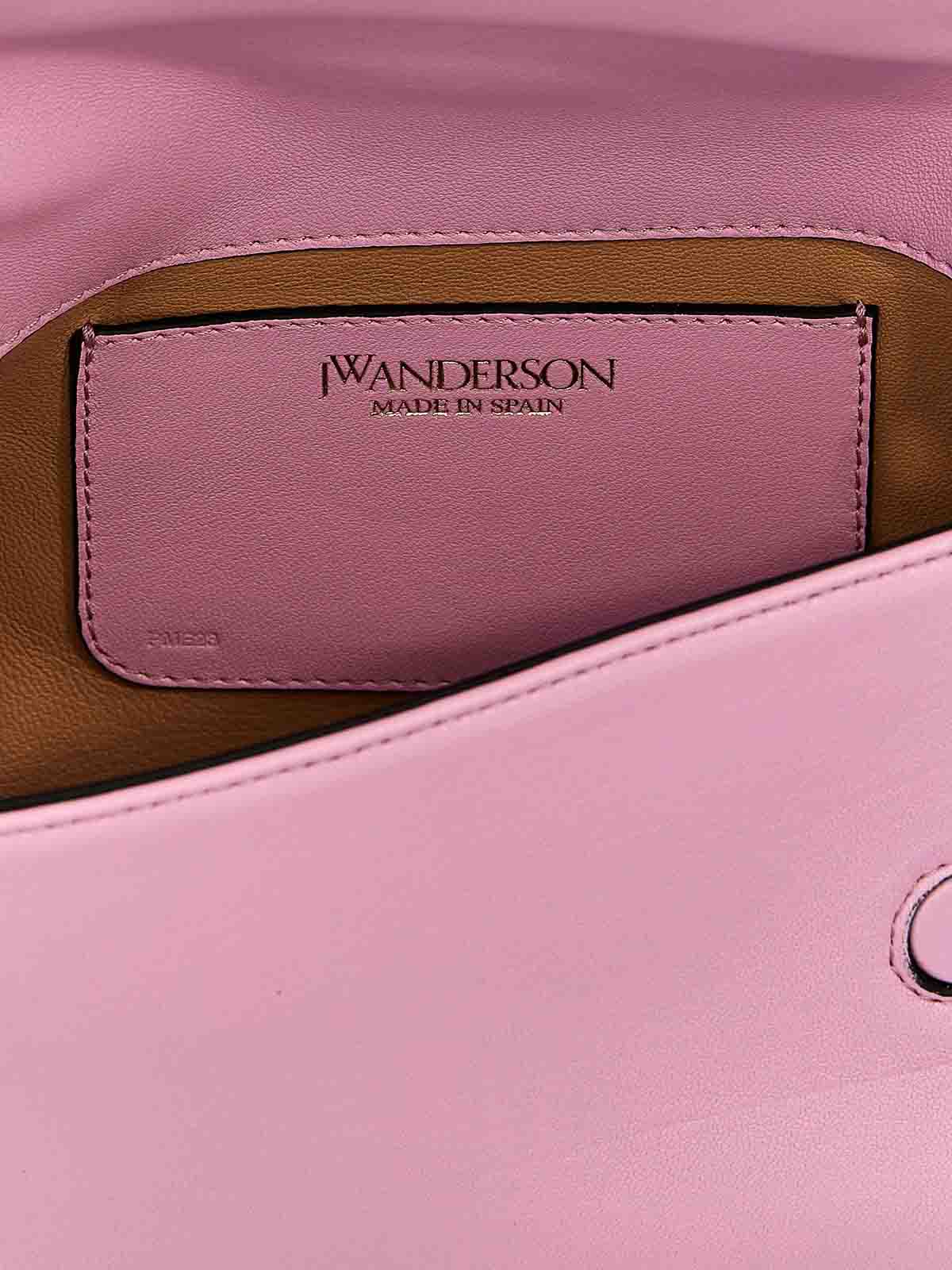 Shop Jw Anderson Twister Midi Handbag In Nude & Neutrals