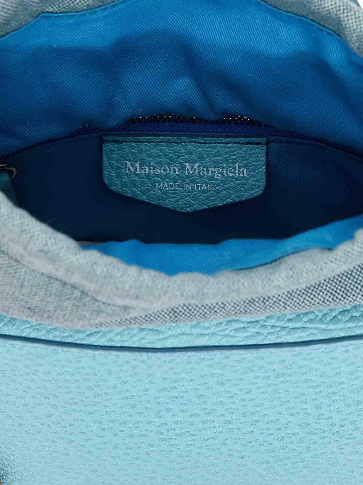 Maison Margiela 5AC leather camera bag - Blue