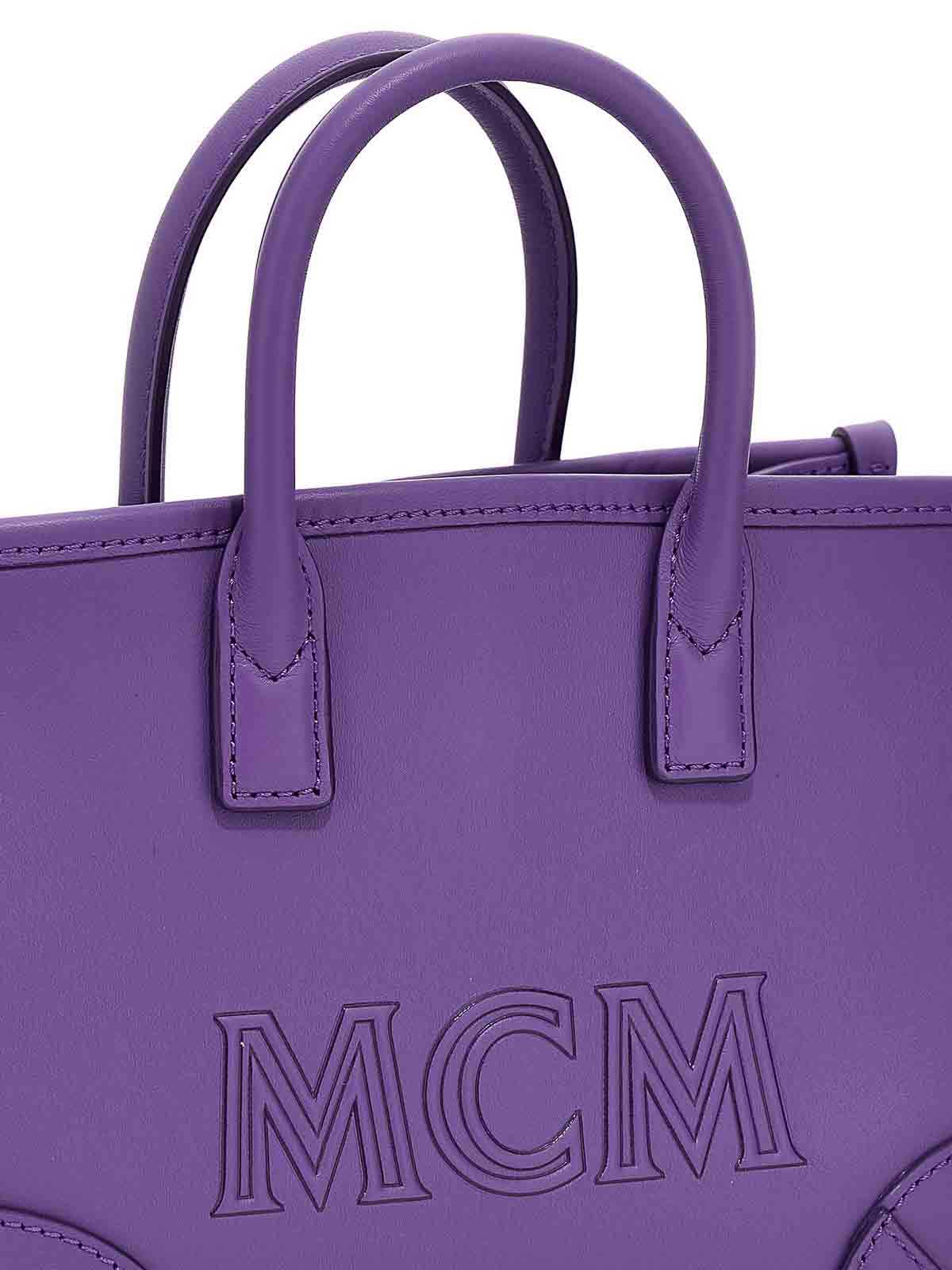 MCM Small Munchen Denim Tote Bag - Farfetch