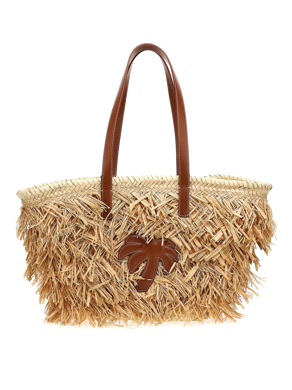 Shop Palm Angels Bolso Shopping - Beis In Beige