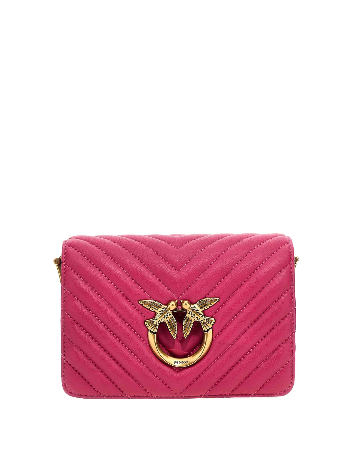 Pinko Love Click Mini Crossbody Bag In Multicolour
