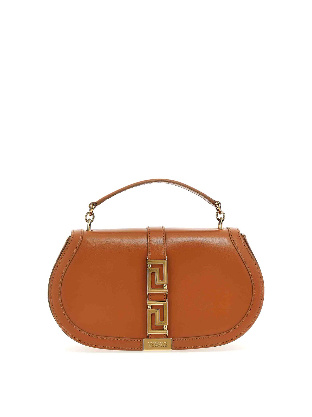 Versace Handbag In Brown