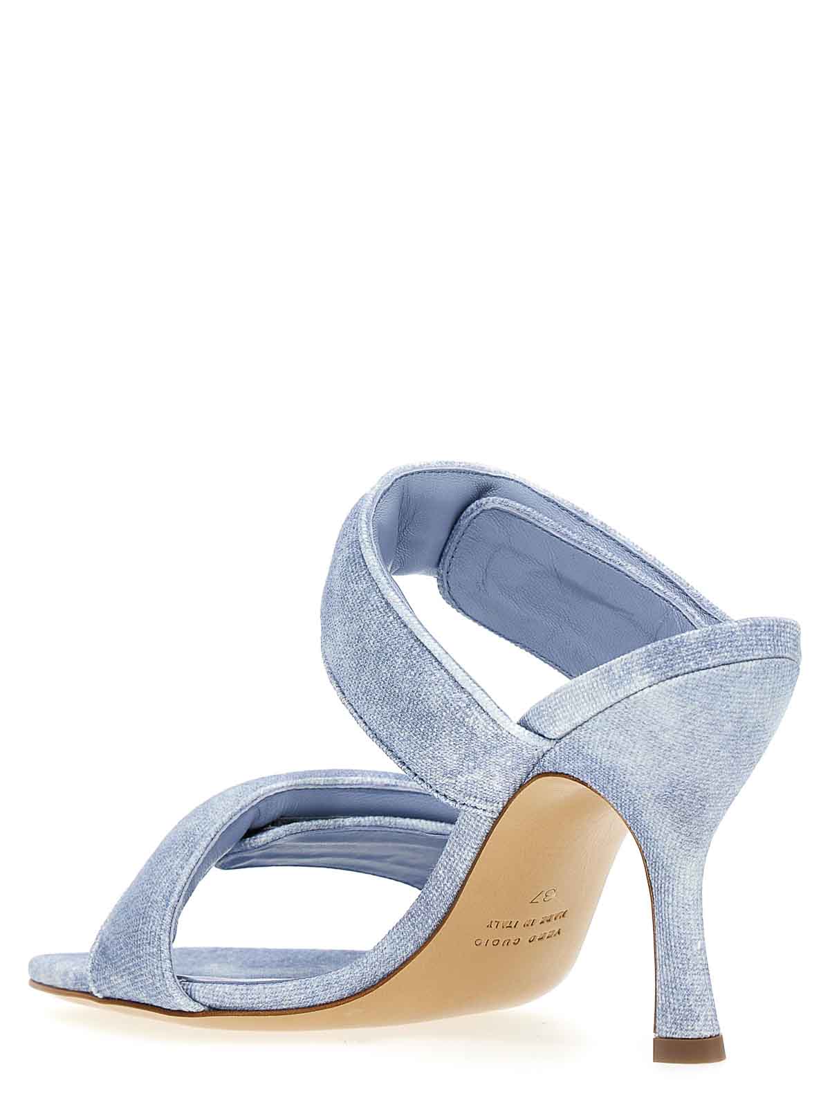 Shop Gia Borghini X Pernille Teisbaek  Sandals In Light Blue