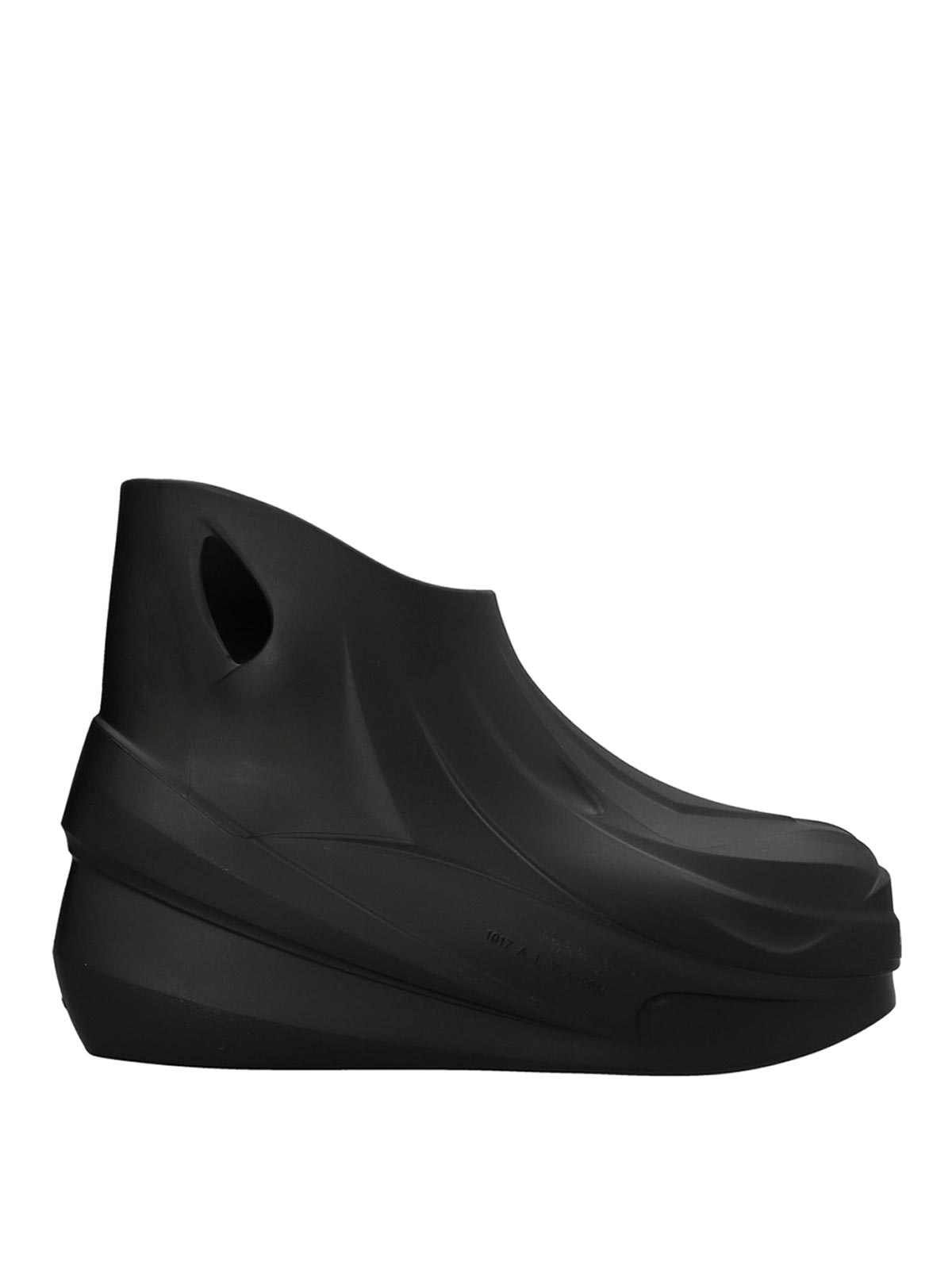 Alyx Mono Slip-on Rubber Boots In Negro