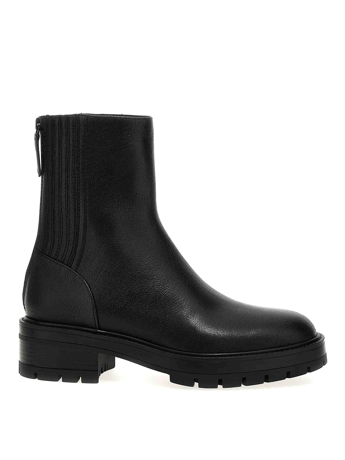 Aquazzura Saint Honore Ankle Boots In Black