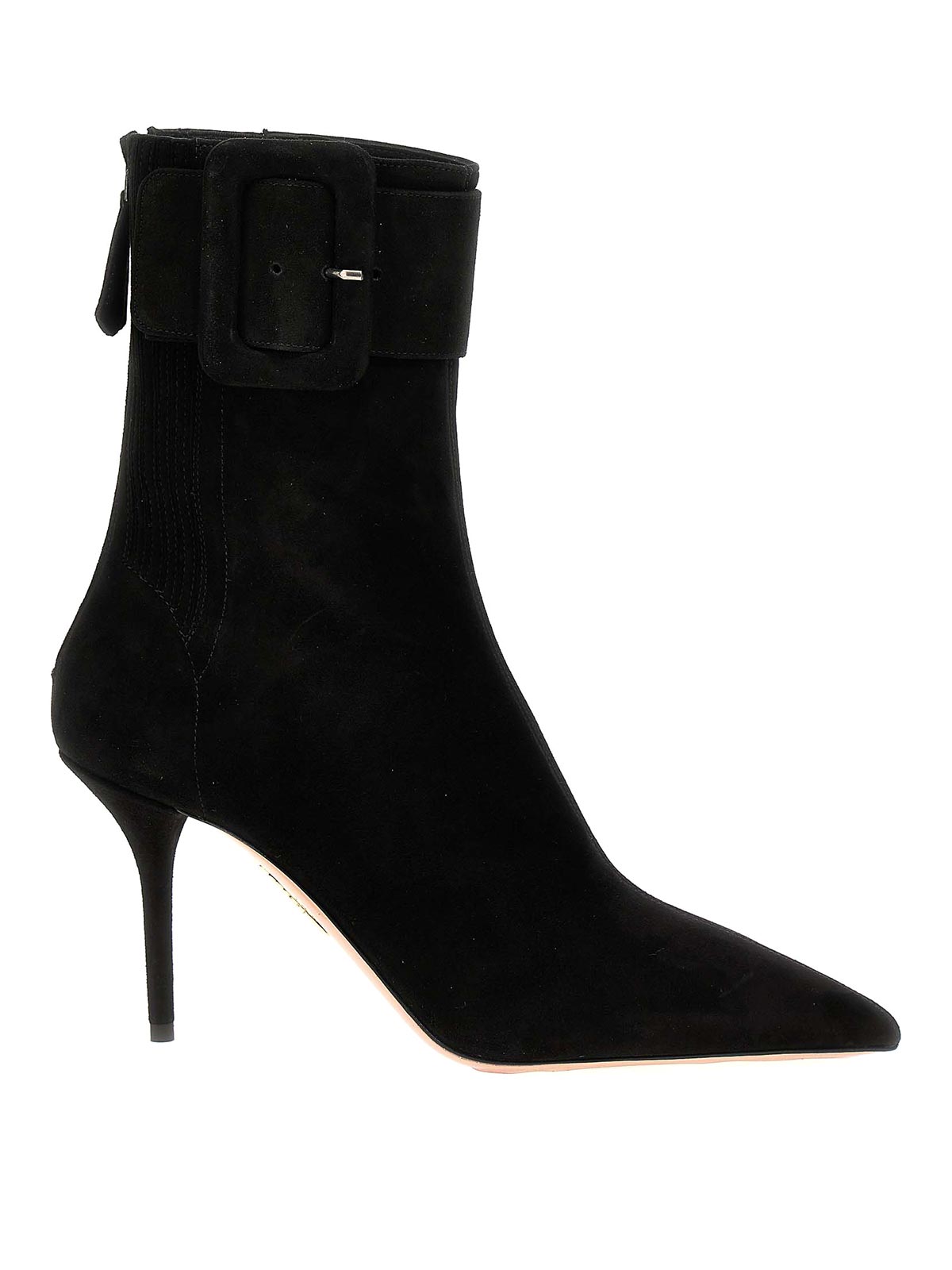 Shop Aquazzura St. Honor Ankle Boots In Black
