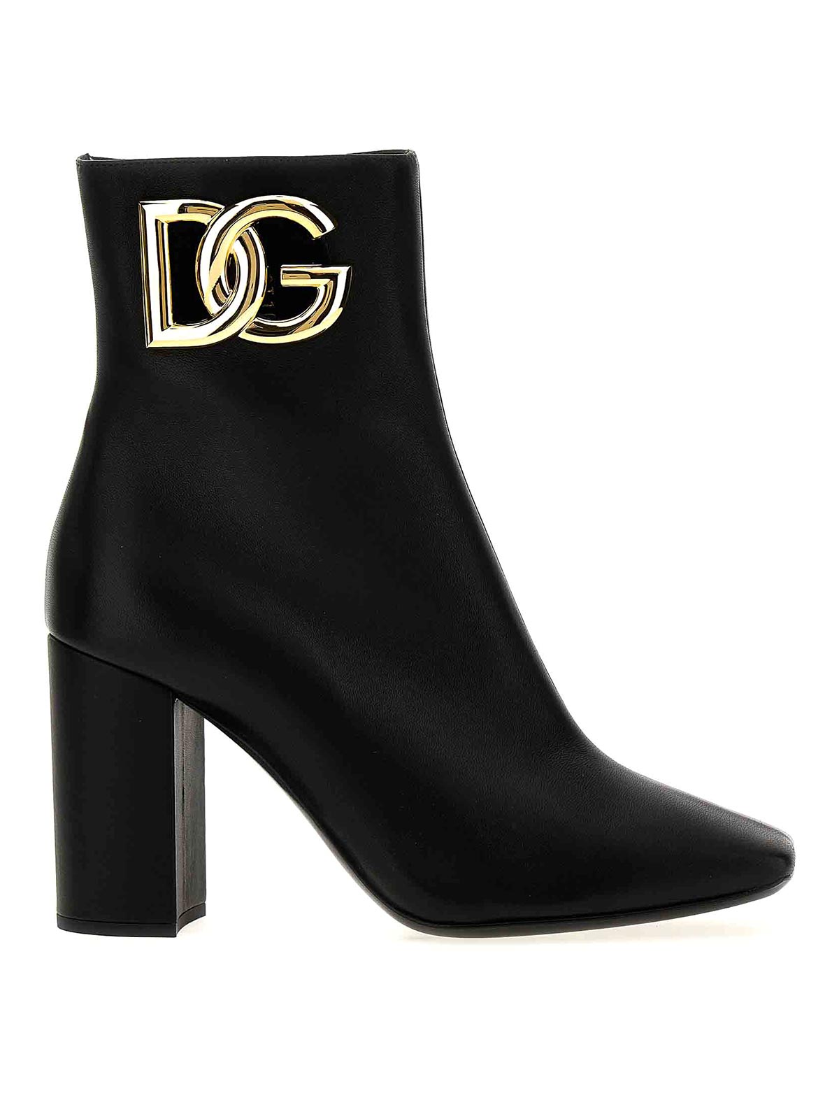 Dolce & Gabbana Jackie Ankle Boots In Black