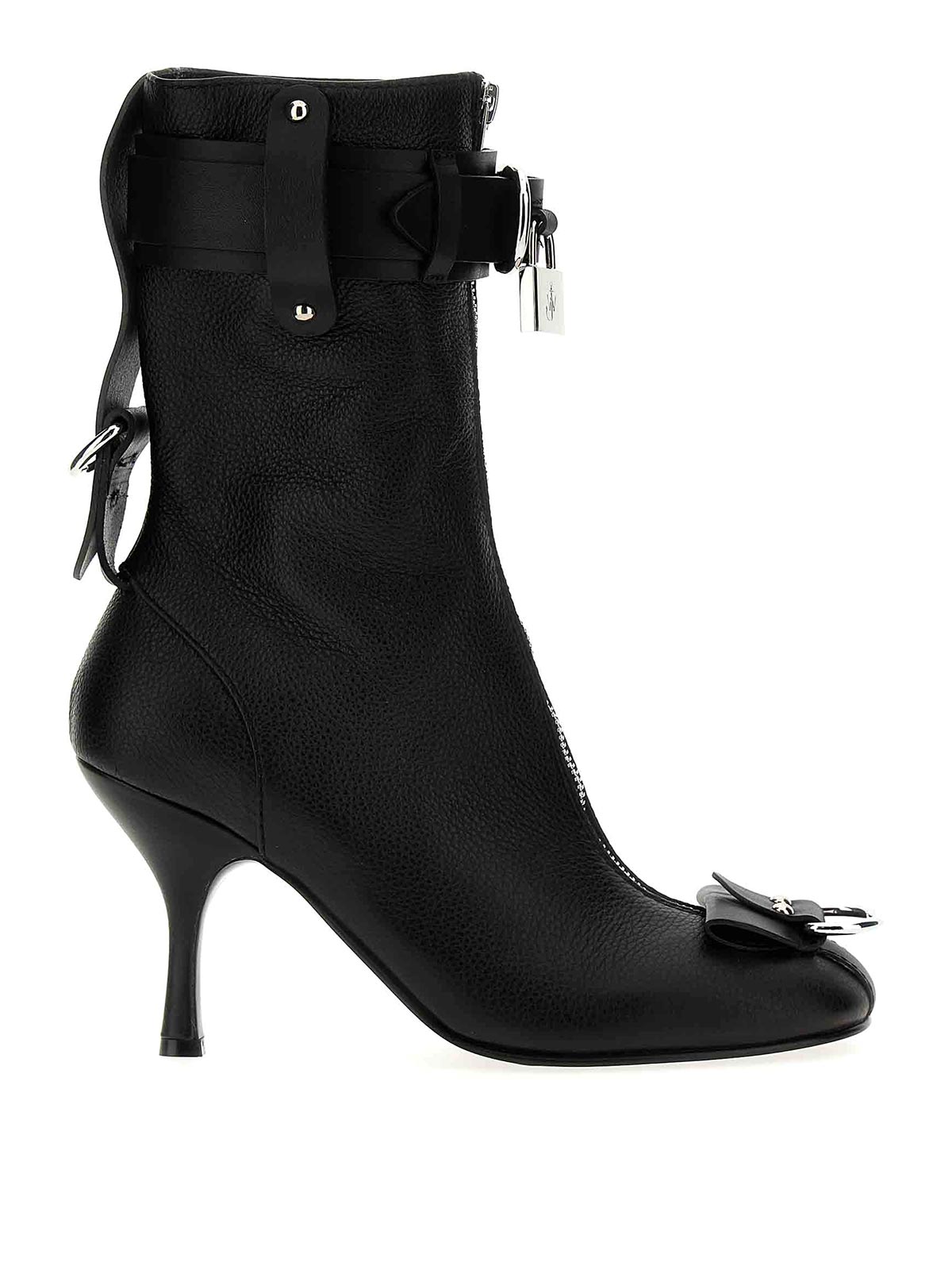 Shop Jw Anderson Punk Ankle Boots In Negro