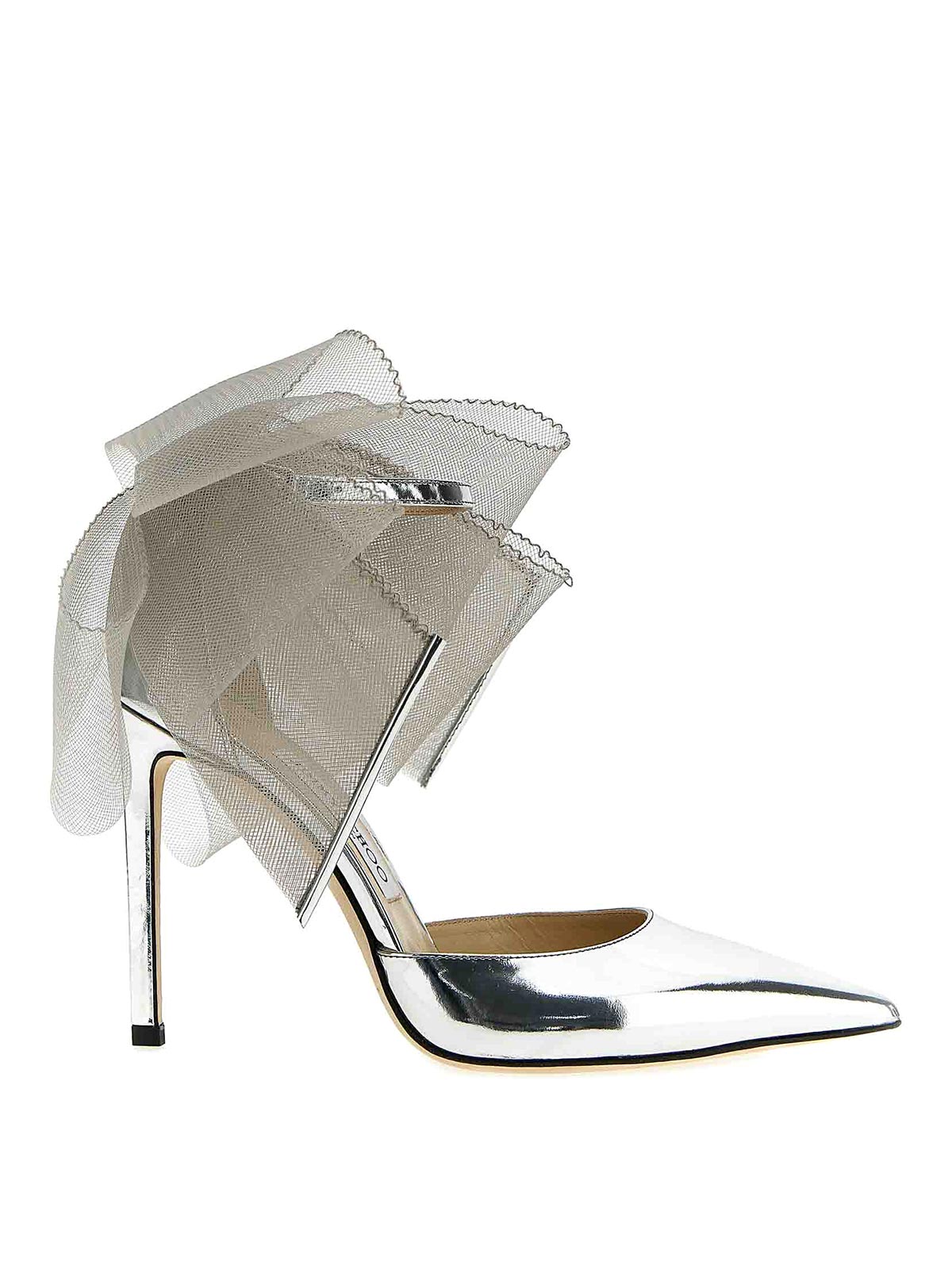 JIMMY CHOO SANDALIAS - PLATA